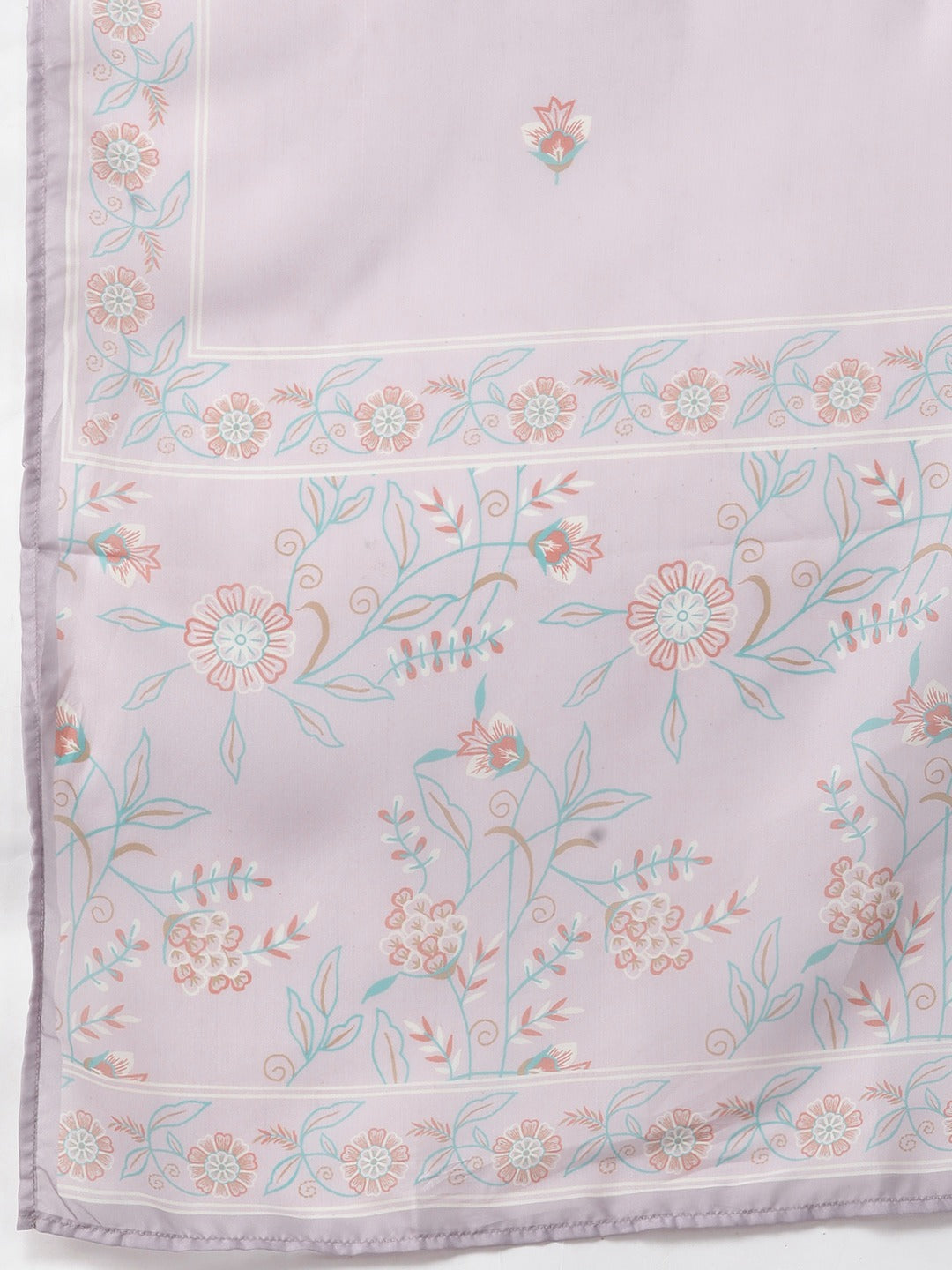 Women's Pink Embroidered Straight Kurta Trouser And Dupatta Set