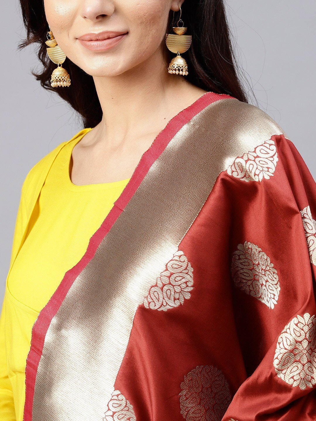 Women's Brocade Work Dupatta