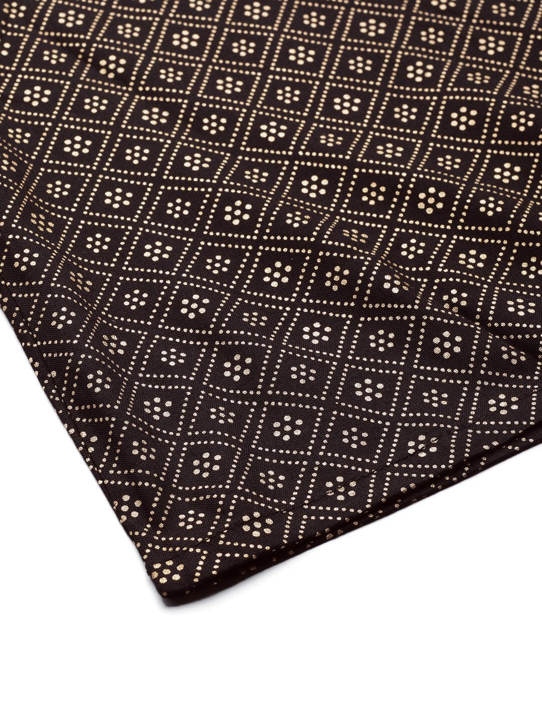 Women's Black Rayon Printed Flared Palazzo