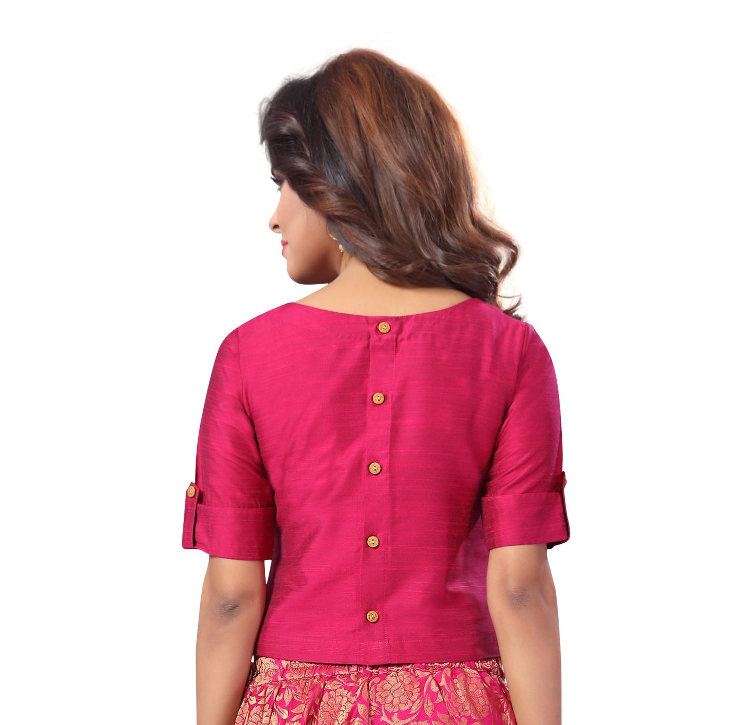Women's Cotton Half Sleeve Saree Blouse