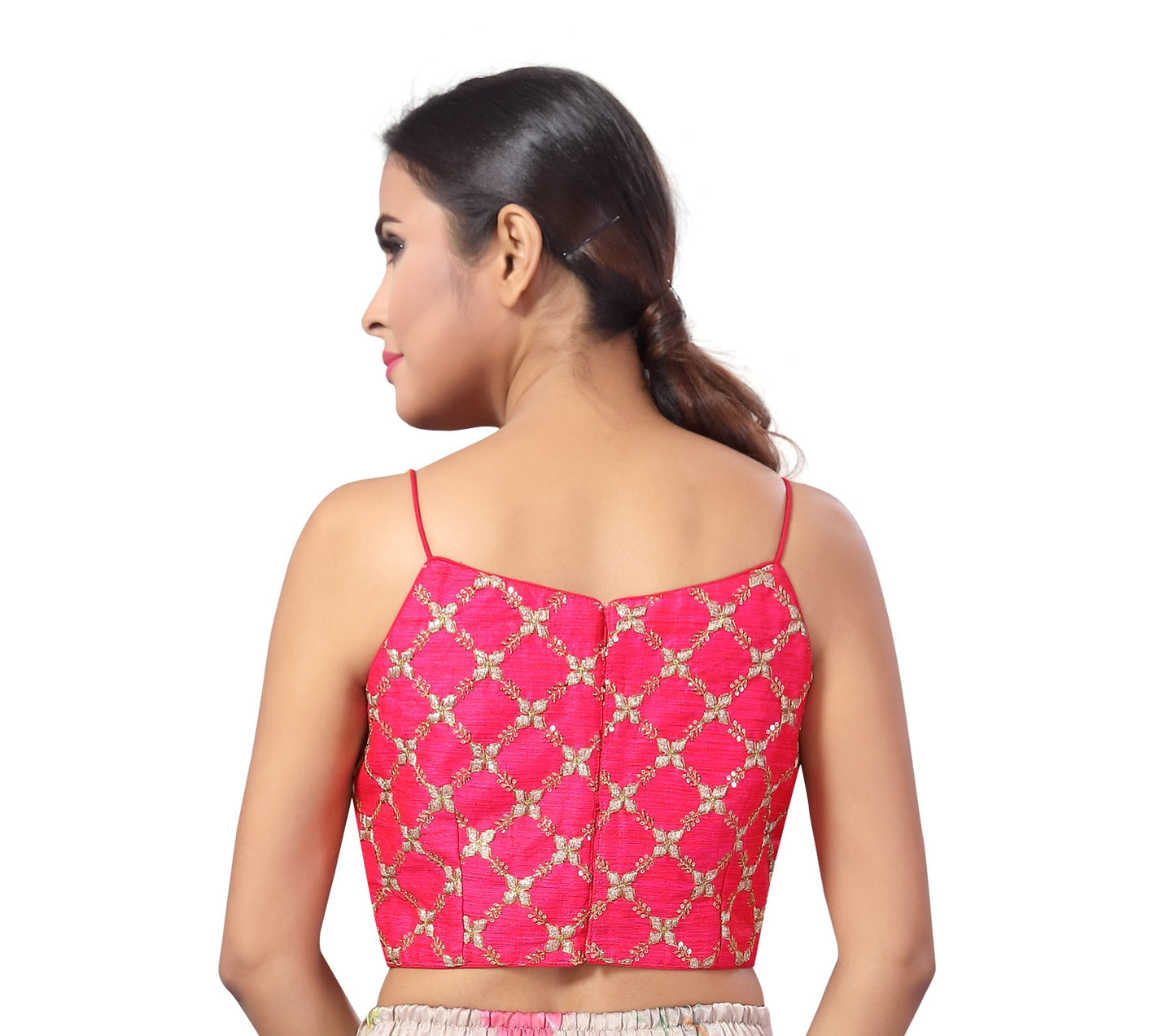 Women's Embroidered Saree Blouse