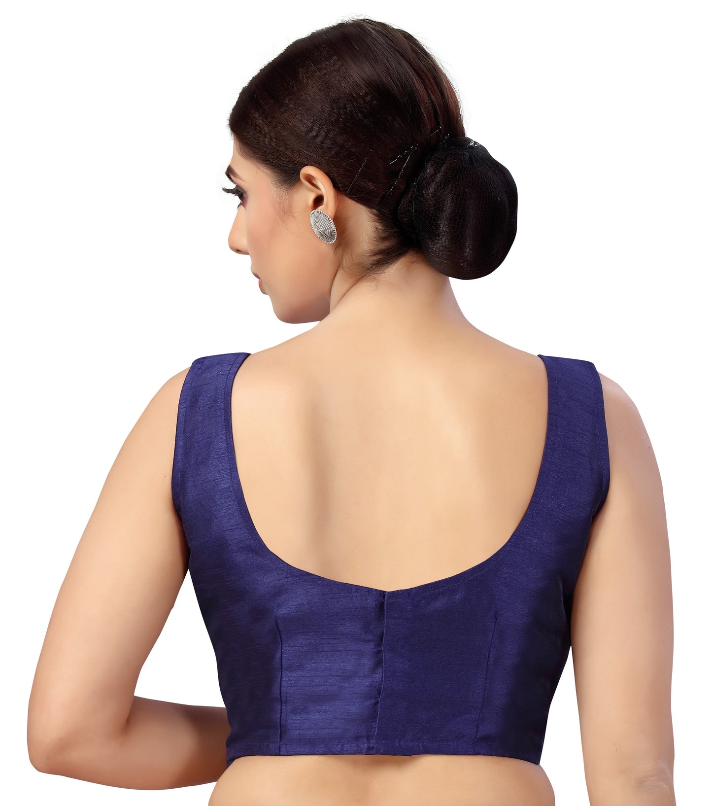 Women's Polyester Sleeveless Saree Blouse.