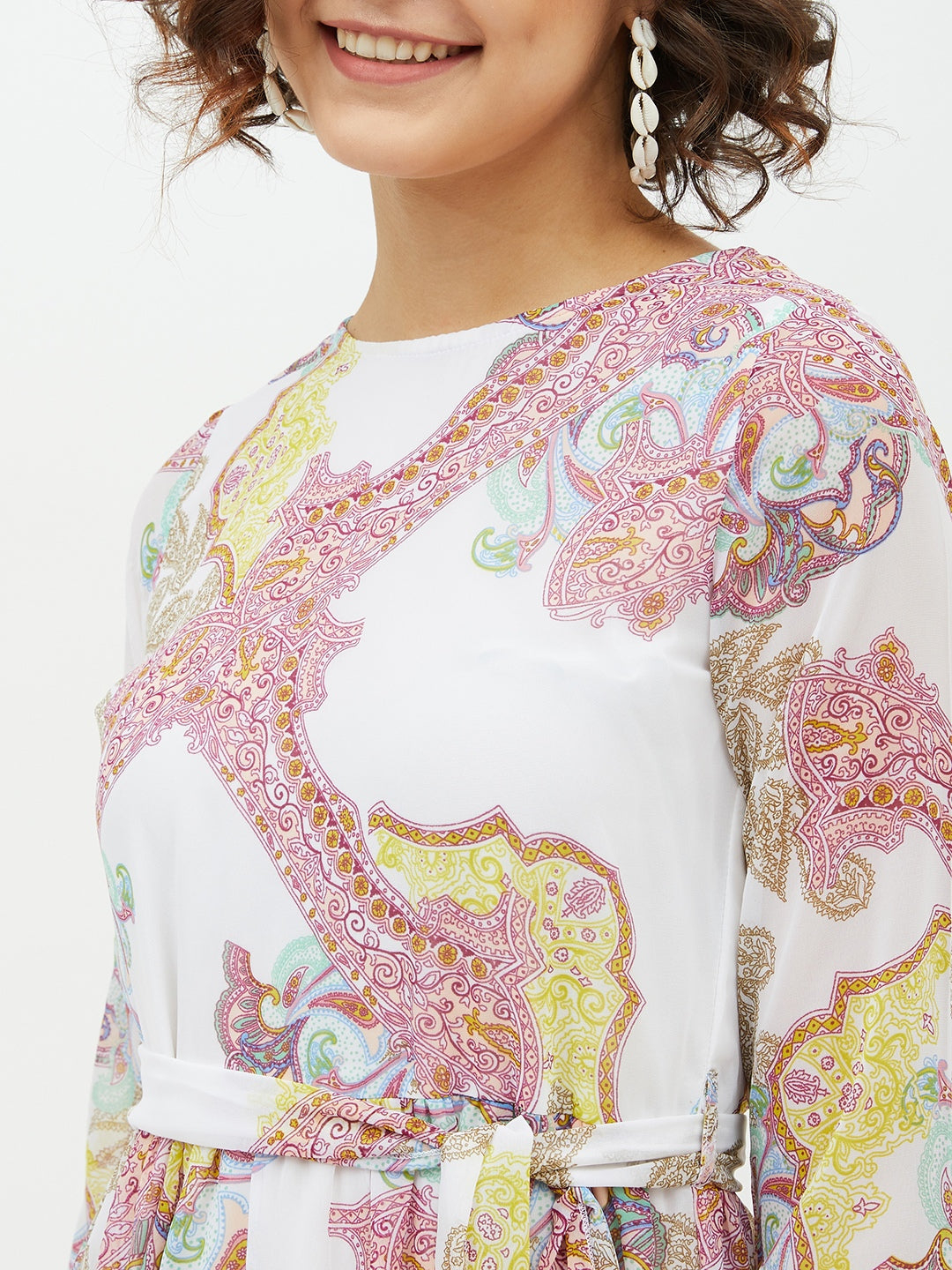 Women's Multi coloured Printed Long dress