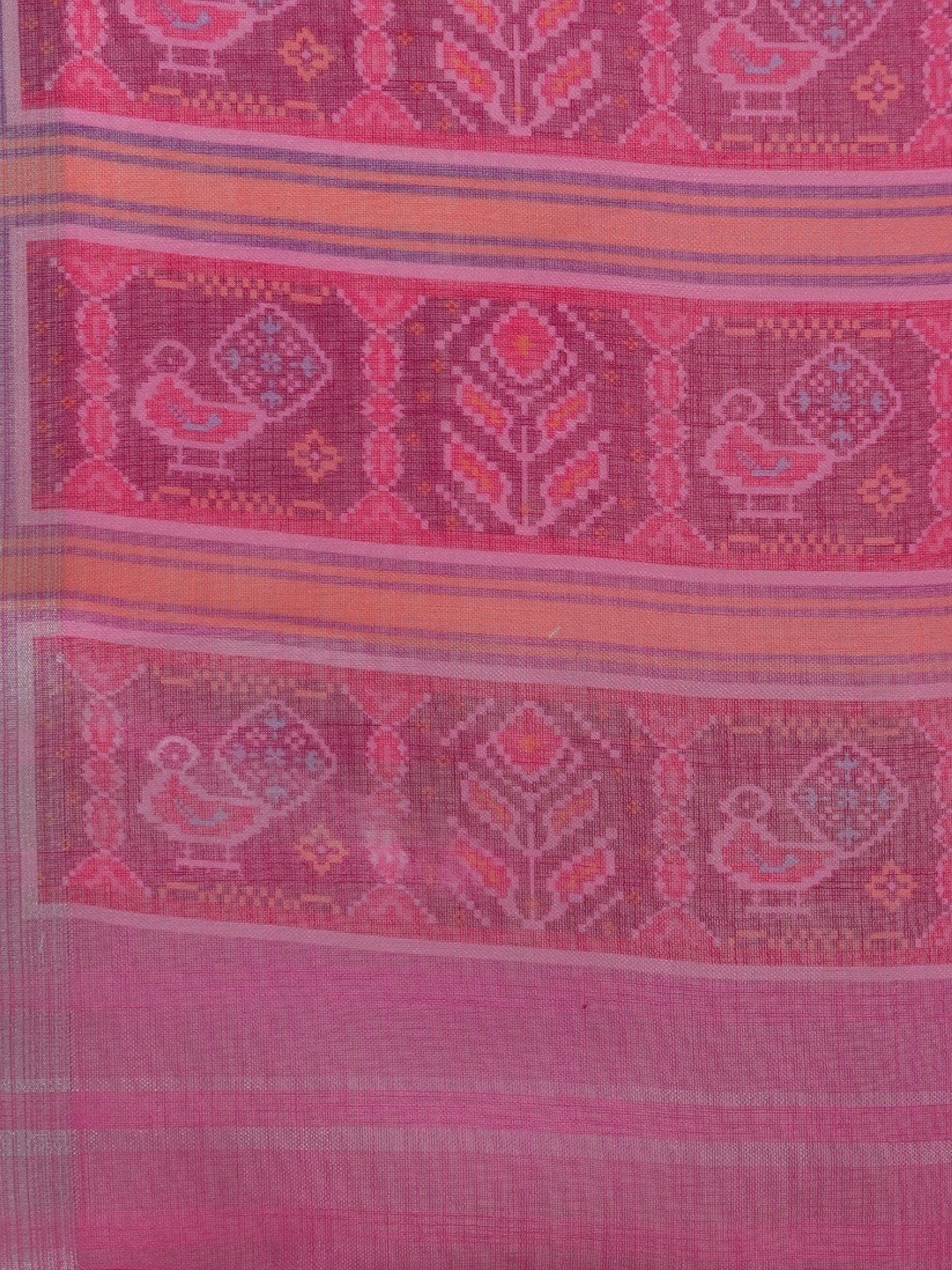 Women Purple Silk Kurta with Pant & Dupatta Set by Myshka (