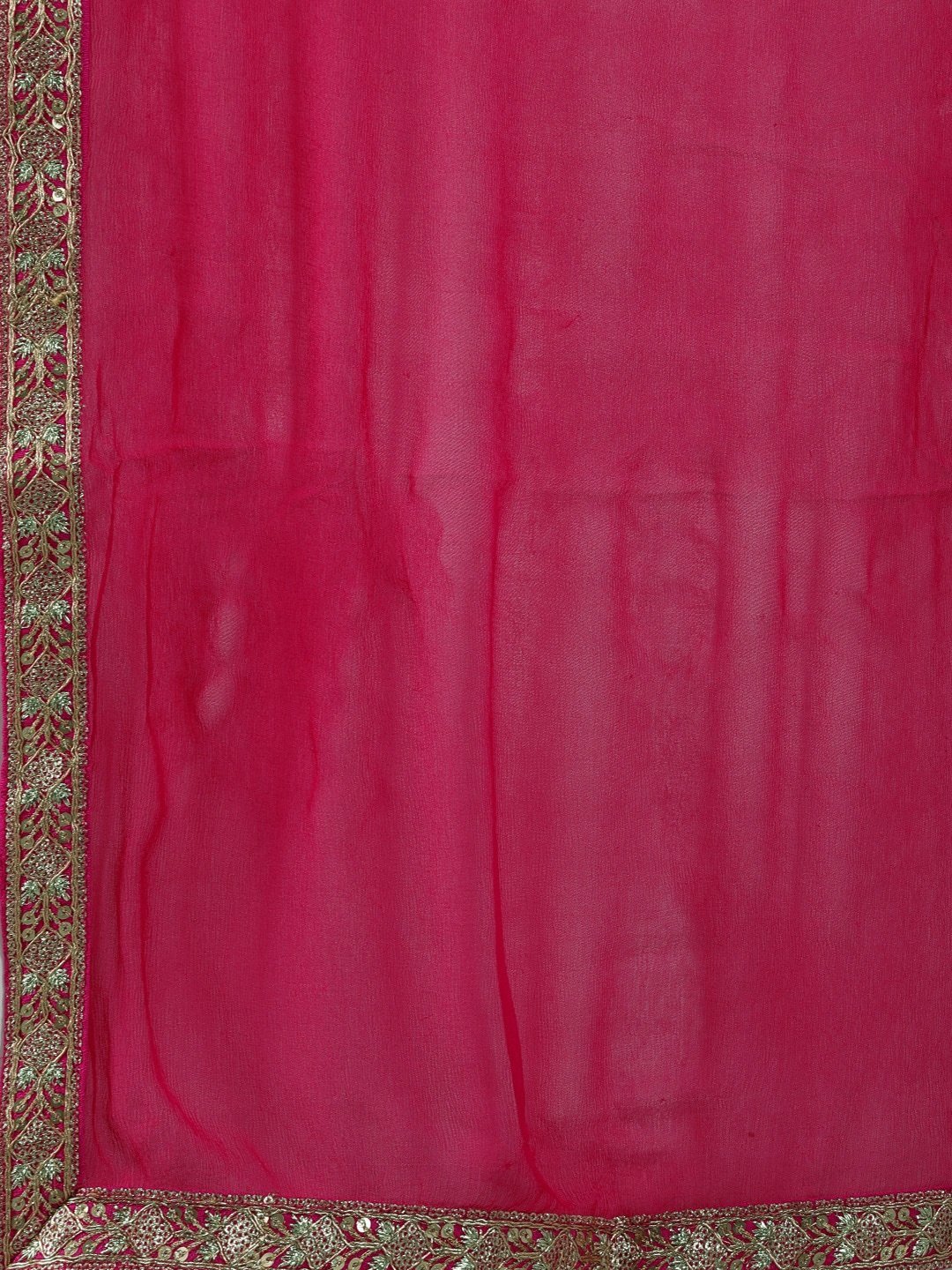 Women's Turquoise Blue & Pink Printed Kurta with Palazzos & Dupatta