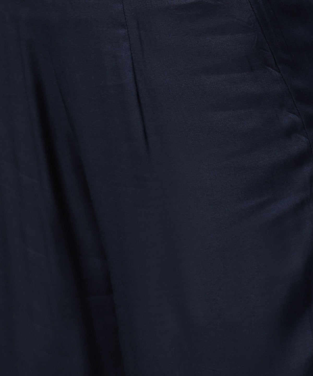 Women's Navy Blue Yoke Printed 3/4Th Sleeve Cotton Yoke Printed Kurta With Ankle Length Palazzo