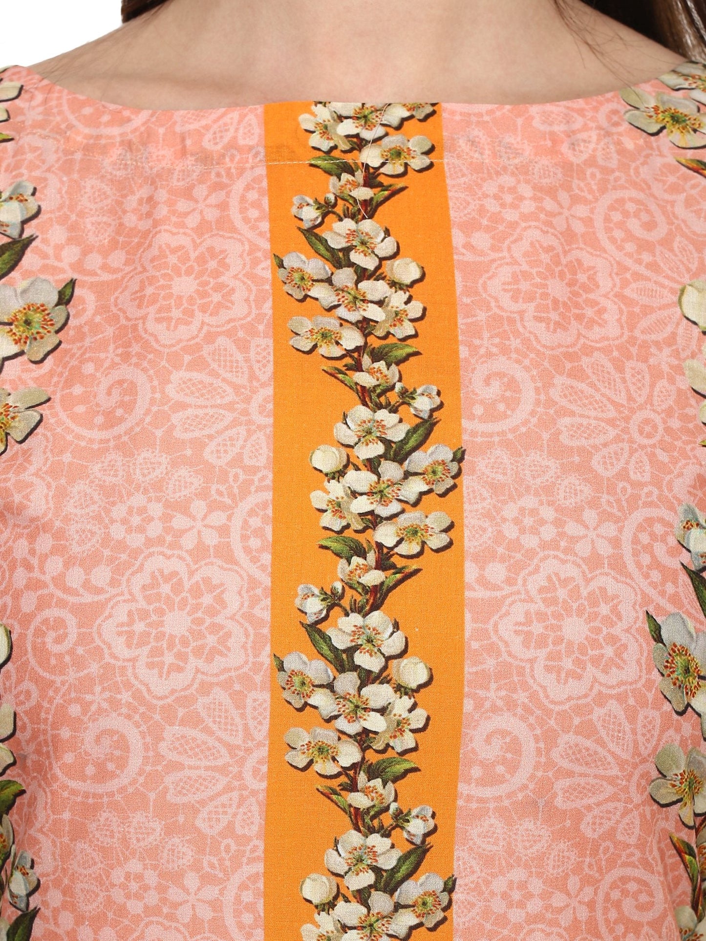 Women's Ahalya Digital Floral Cotton Only Kur