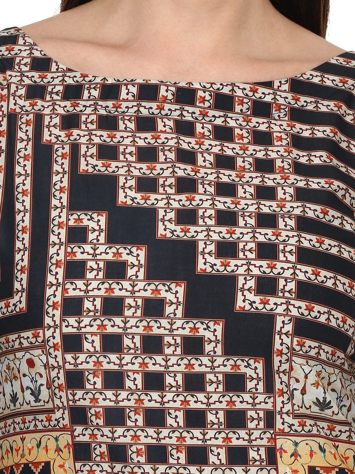 Women's Cotton Pakistani Style Print Only Kurta