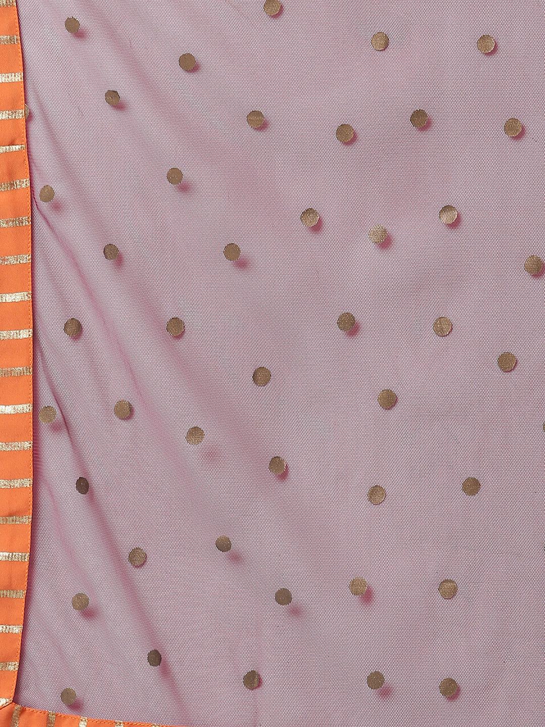 Women's Poly Silk Peach Kurta With Dupatta