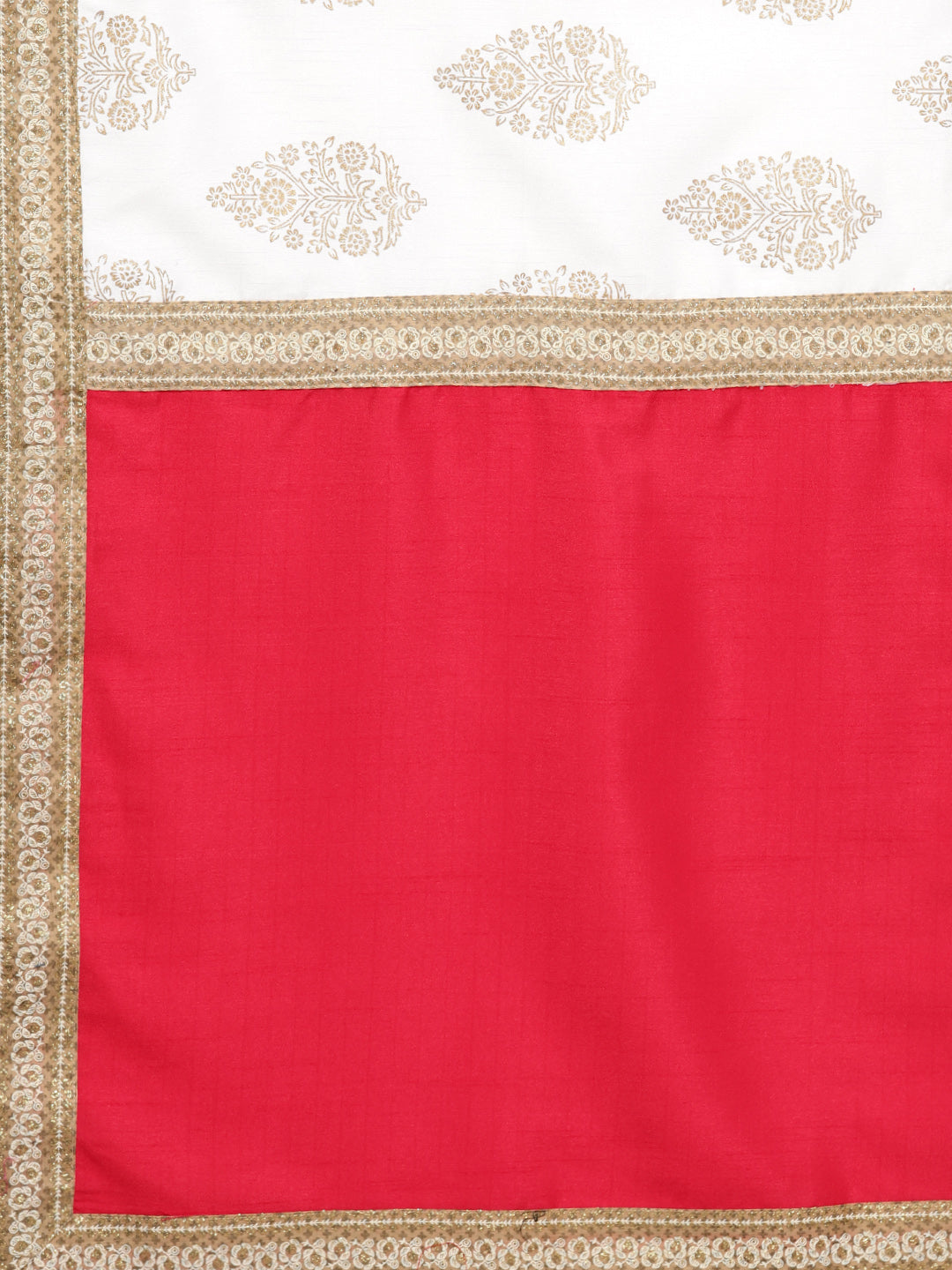 Women's Solid Pleated Kurta With Dupatta