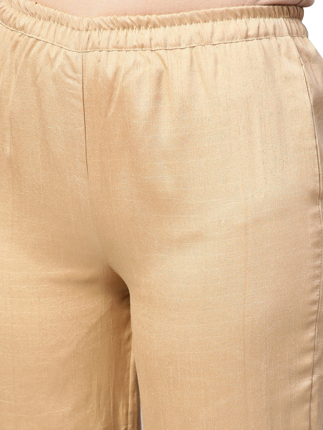 Women's Faux Silk Kurta Pant Set With Traditional Bandhini Print Dupatt