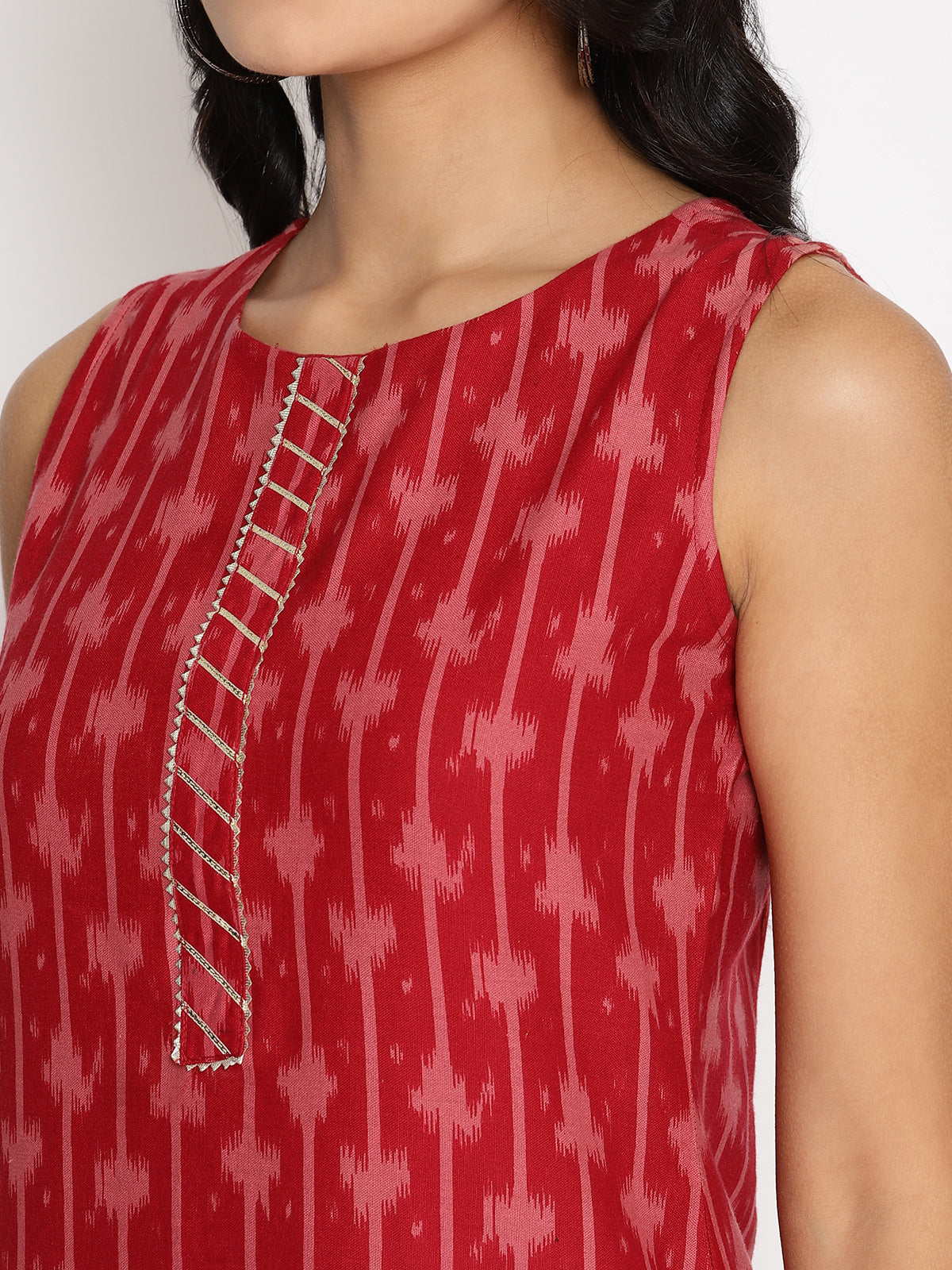 Women's Cotton Printed Kurta Plazzo With Dupatta Se