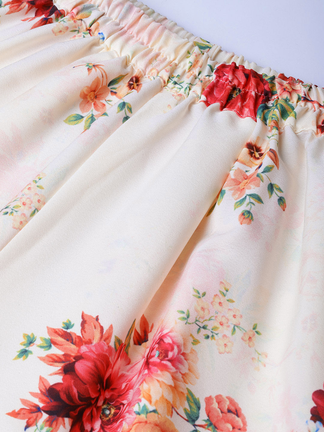 Women's Printed Floral Kurta Set