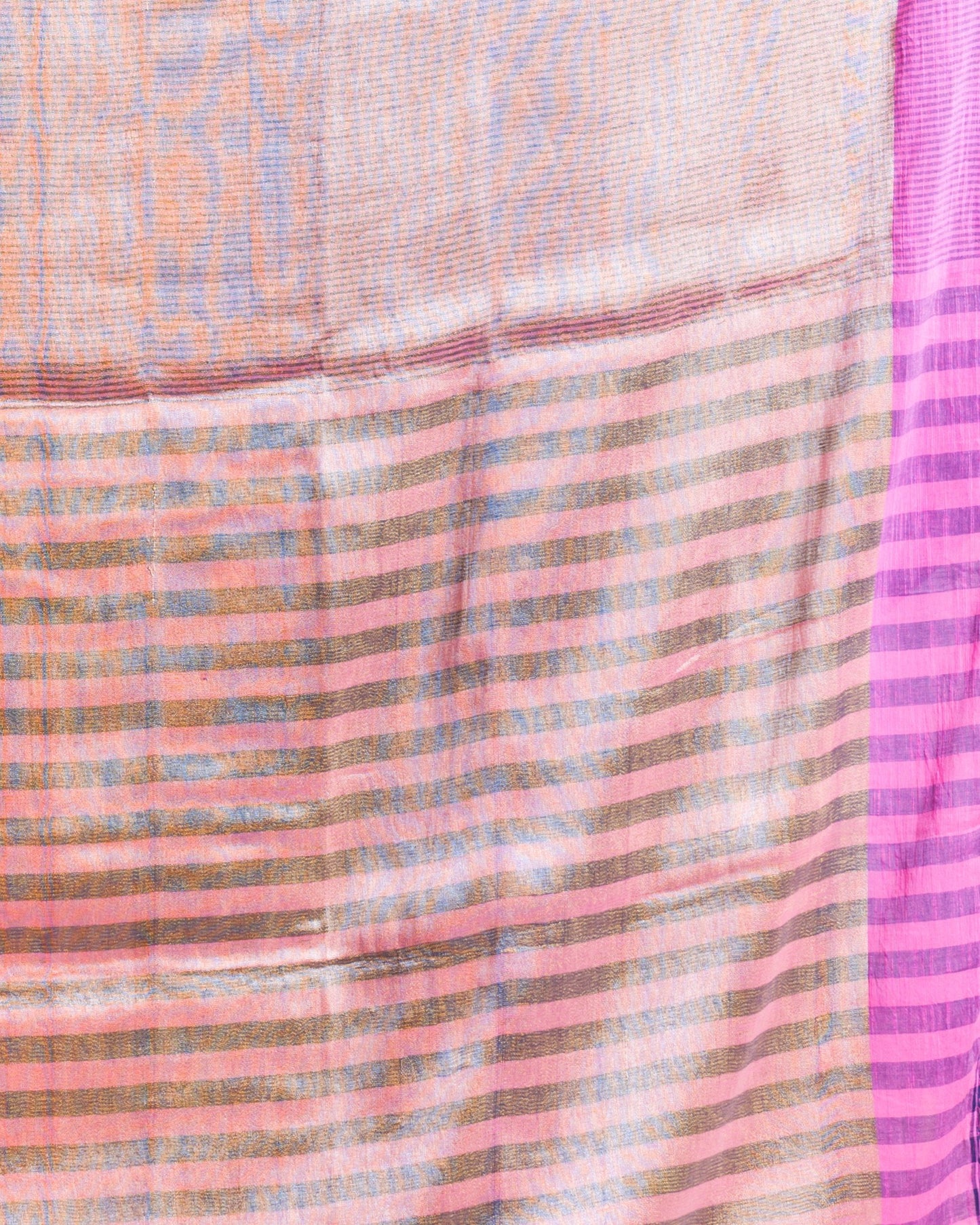 Women's Multicolor handwoven cotton saree