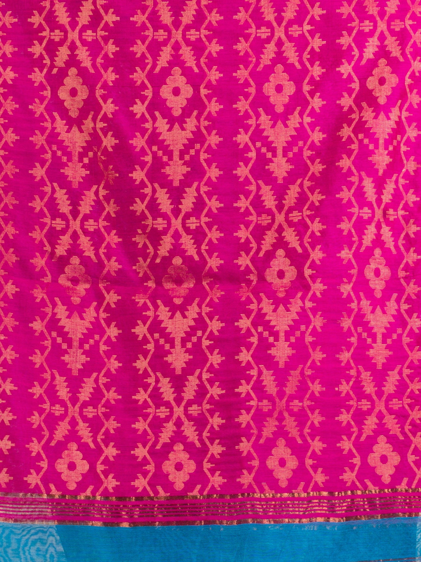 Women's Tute Cotton Blend Handloom Tangail Saree