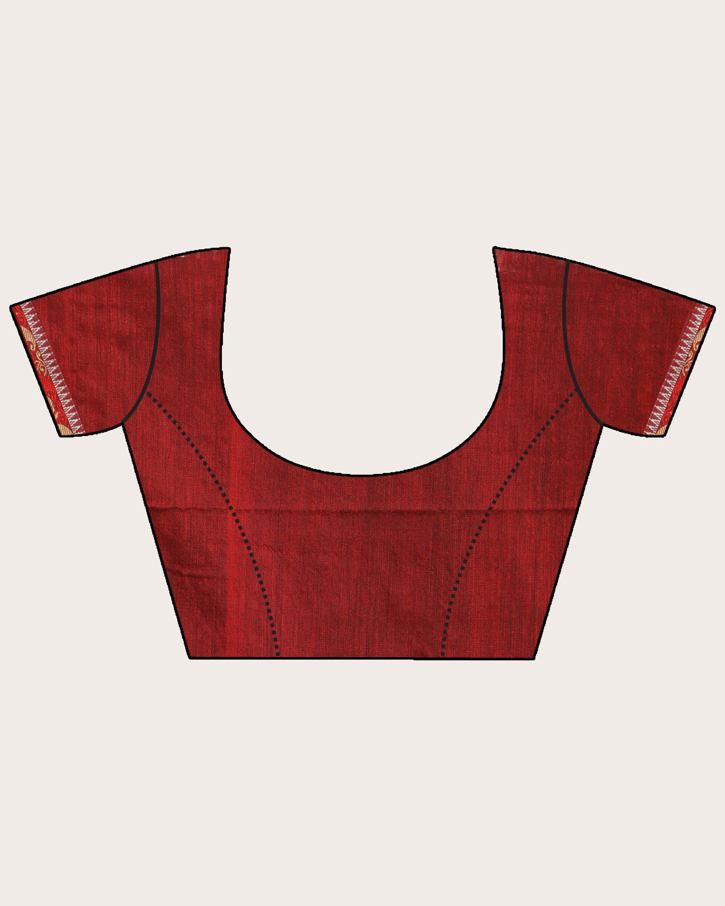Women's Black Handloom Cotton Tangail Saree