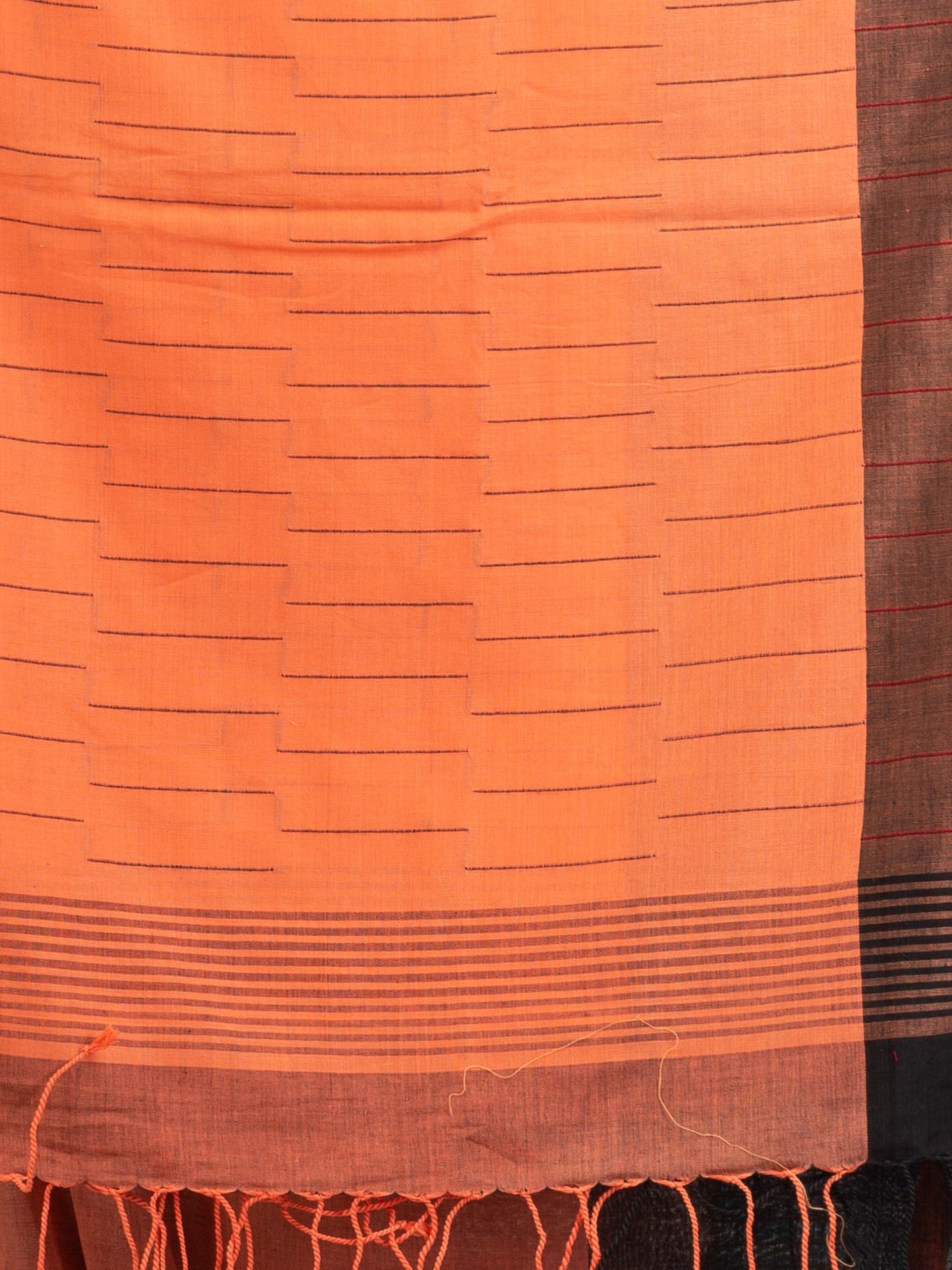 Women's Indigo Pink Handwoven Cotton Jamdani saree