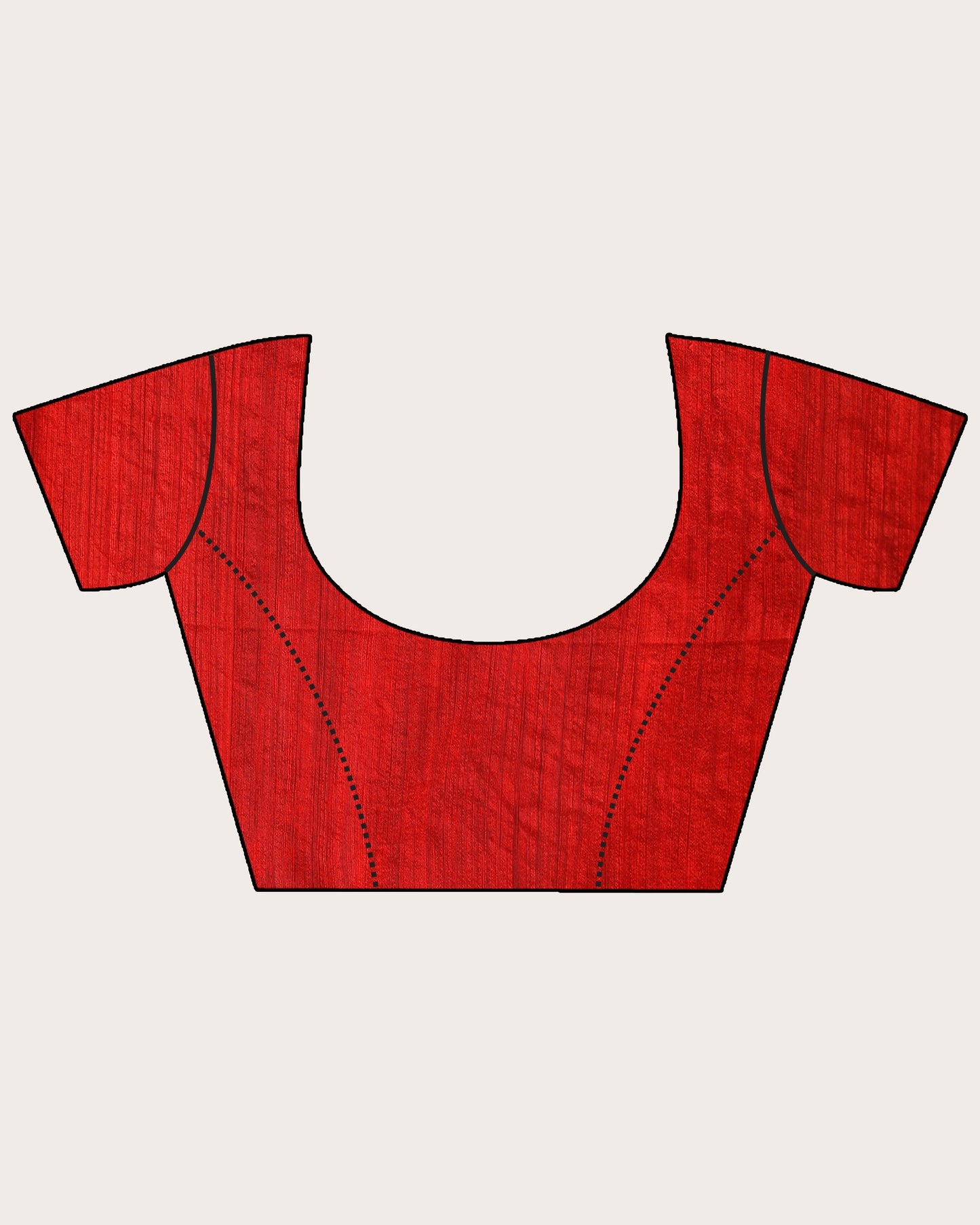 Women's Red Matka Silk Handloom Traditional Sequin Jamdani Saree