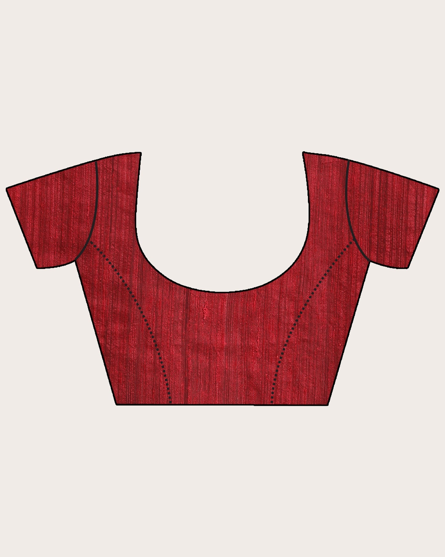 Women's Maroon Matka Silk Handloom Traditional Jamdani Saree