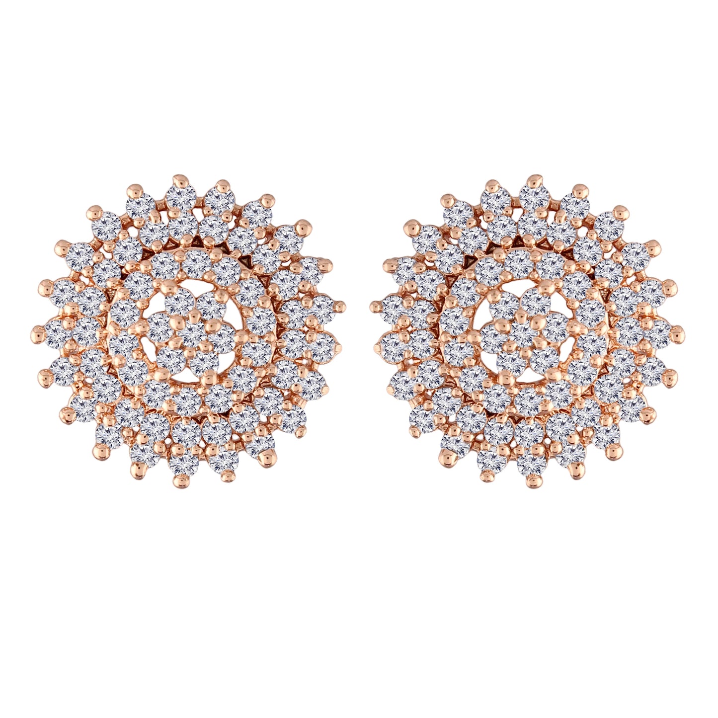 Women's  Crystal AD Stone Stud Earrings for Women