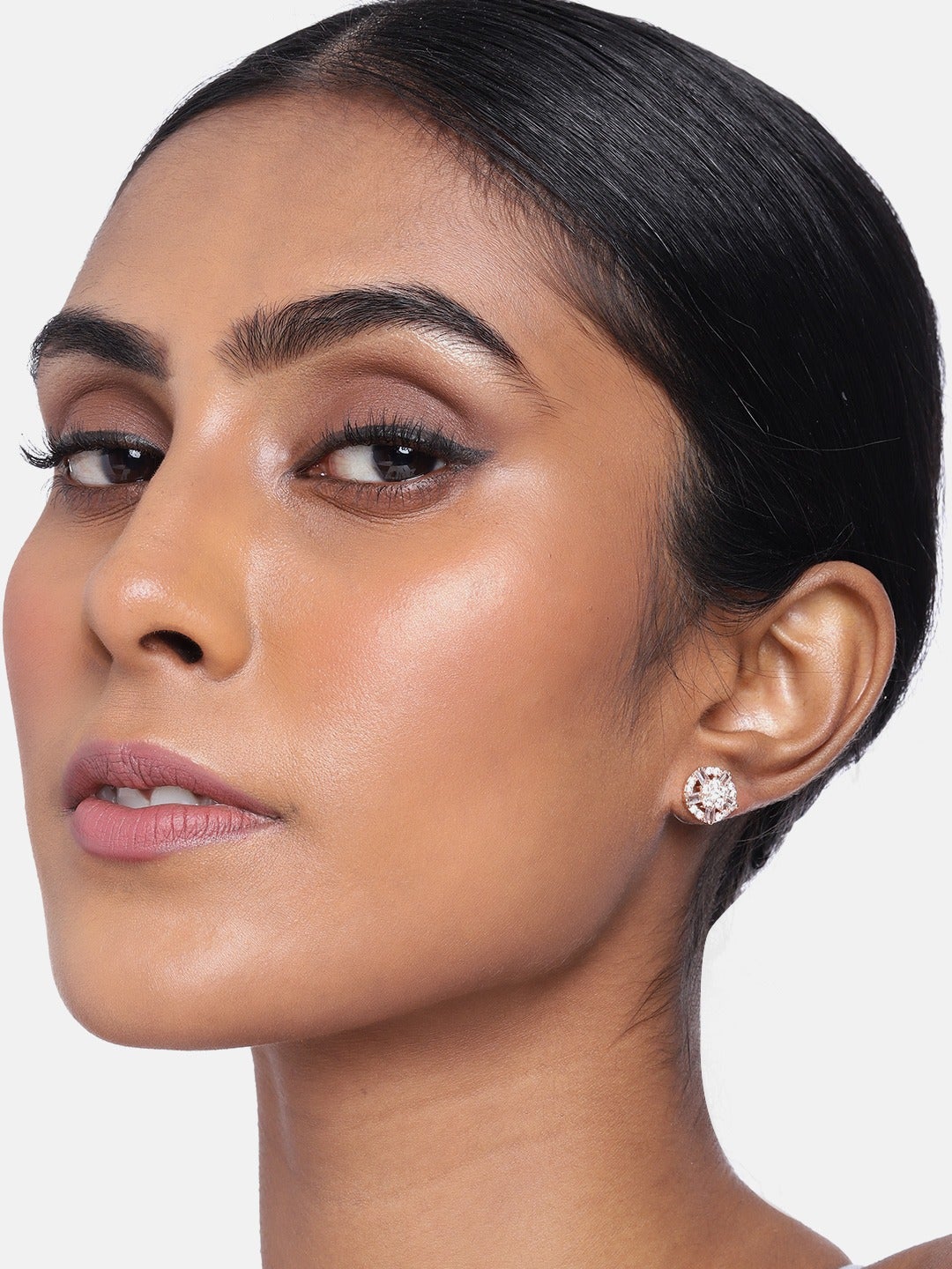 Women's  Crystal AD Stone Stud Earrings for Women
