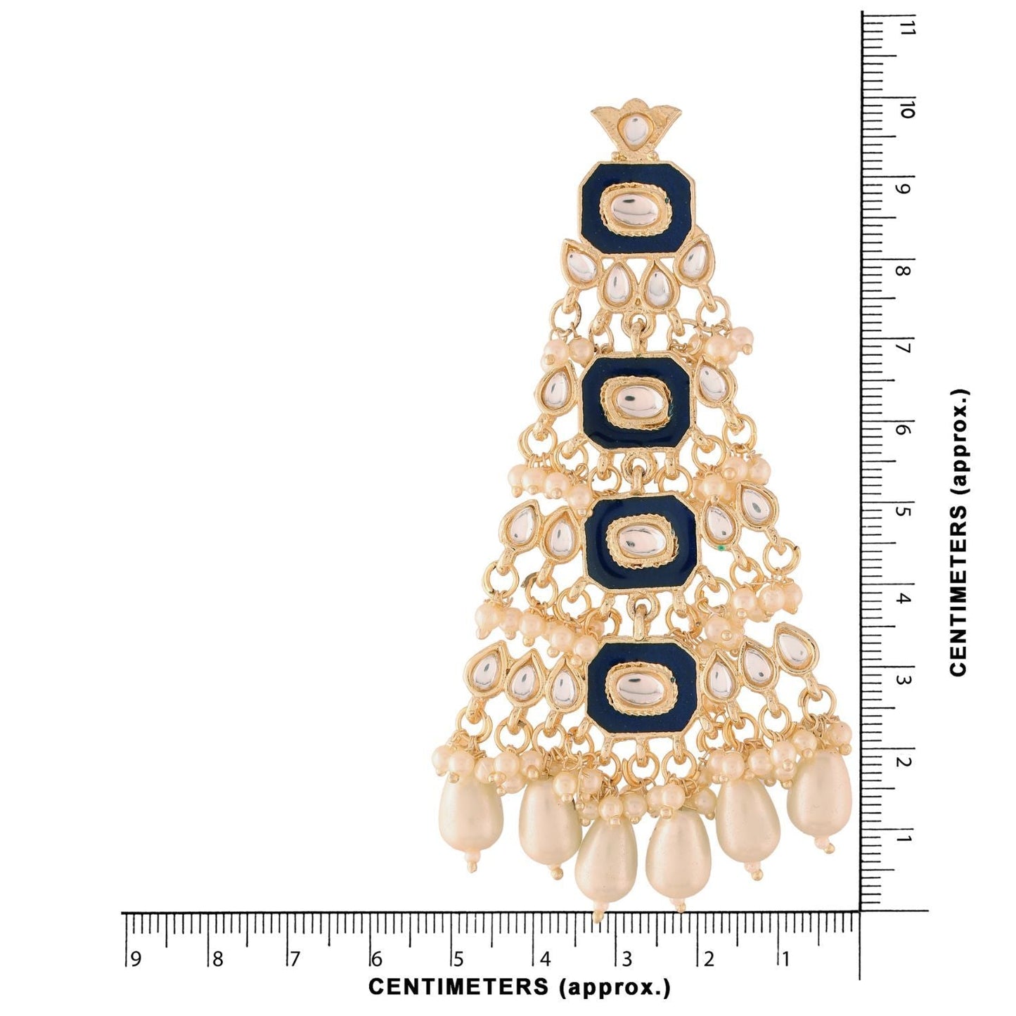 Women's Kundan Pearl Dangle EarringsÂ