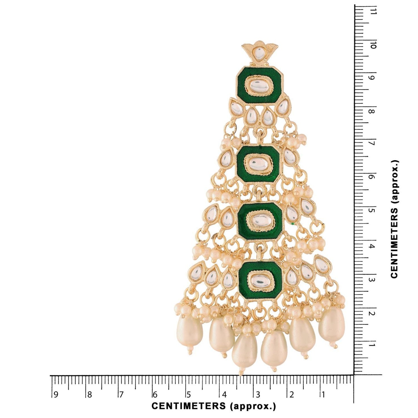 Women's Kundan Pearl Dangle EarringsÂ