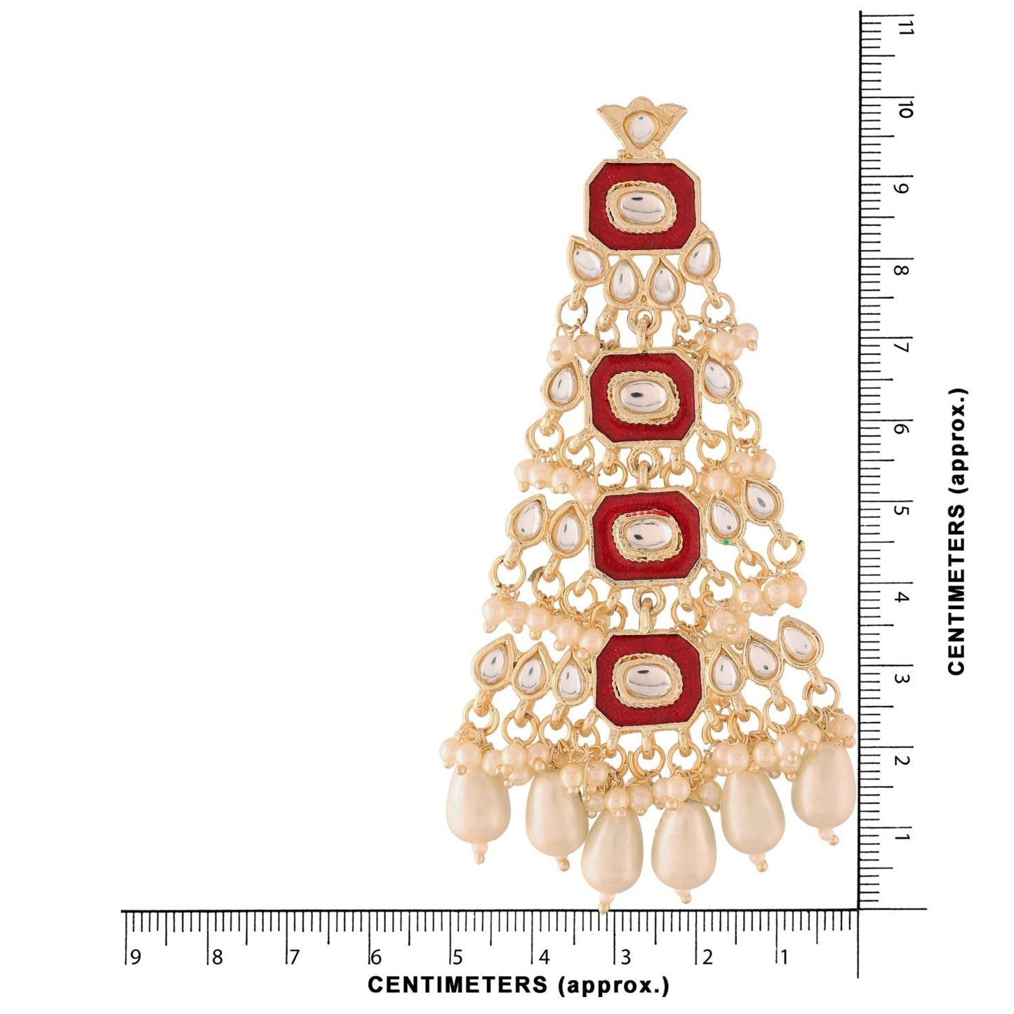 Women's Kundan Pearl Dangle EarringsÂ