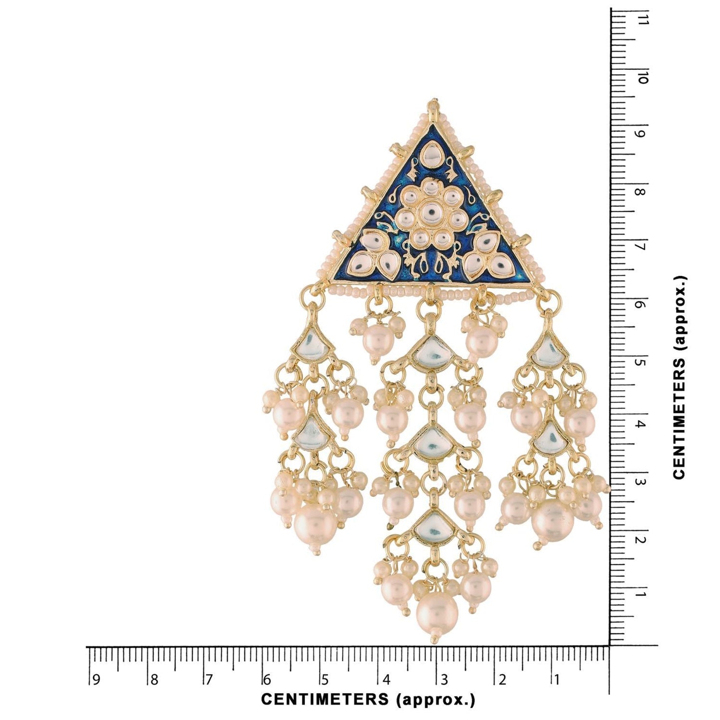 Women's Kundan Pearl Dangle EarringsÂ
