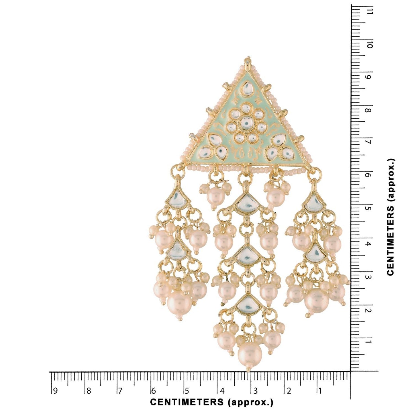 Women's Kundan Pearl Dangle EarringsÂ