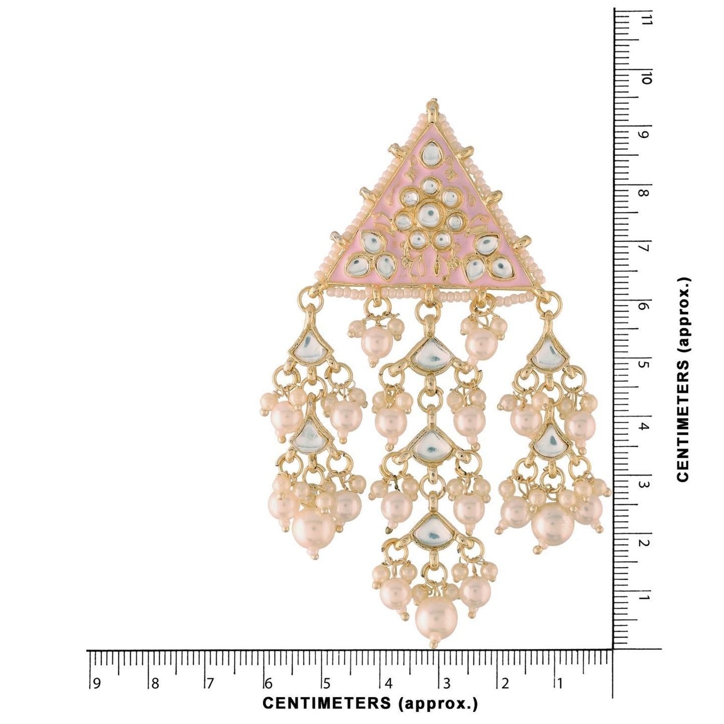 Women's Kundan Pearl Dangle EarringsÂ
