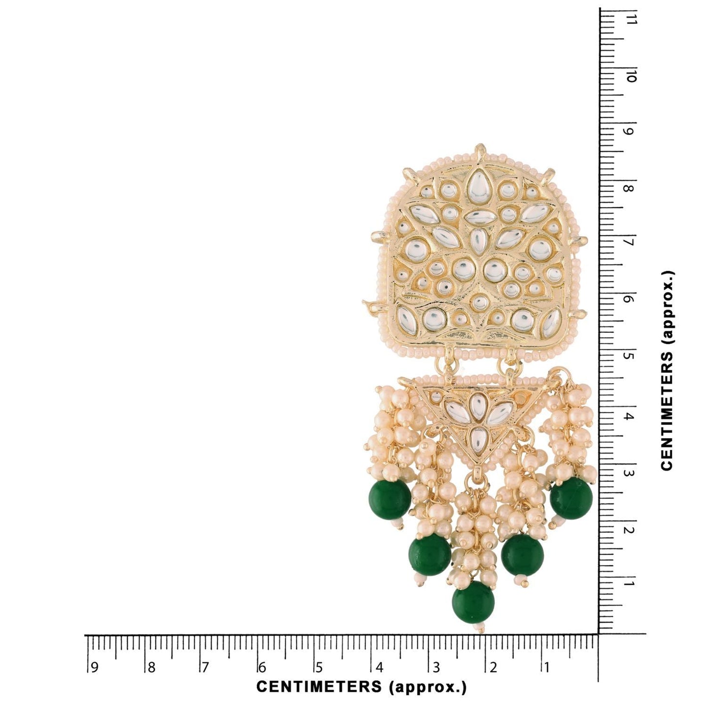 Women's Kundan Pearl Dangle EarringsÂ