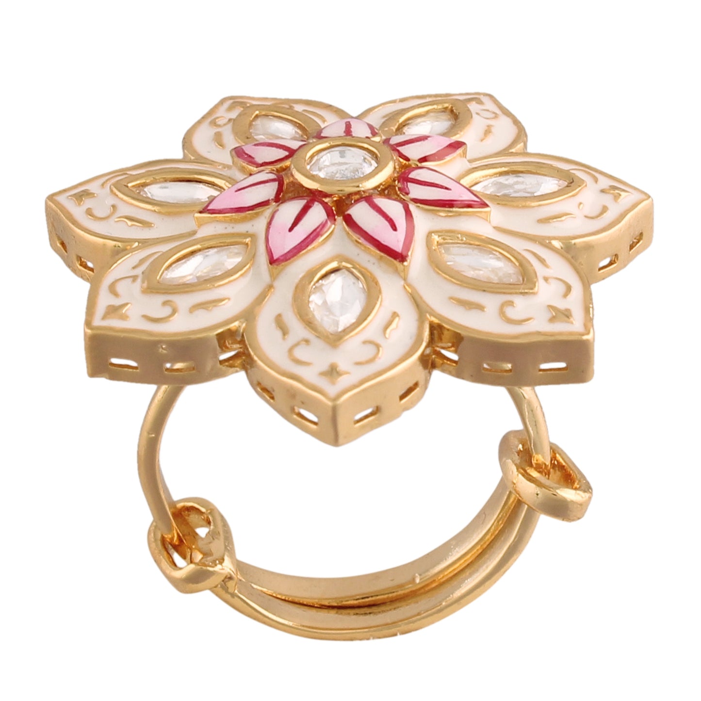 Women's Tradtional Meenakari finger ring
