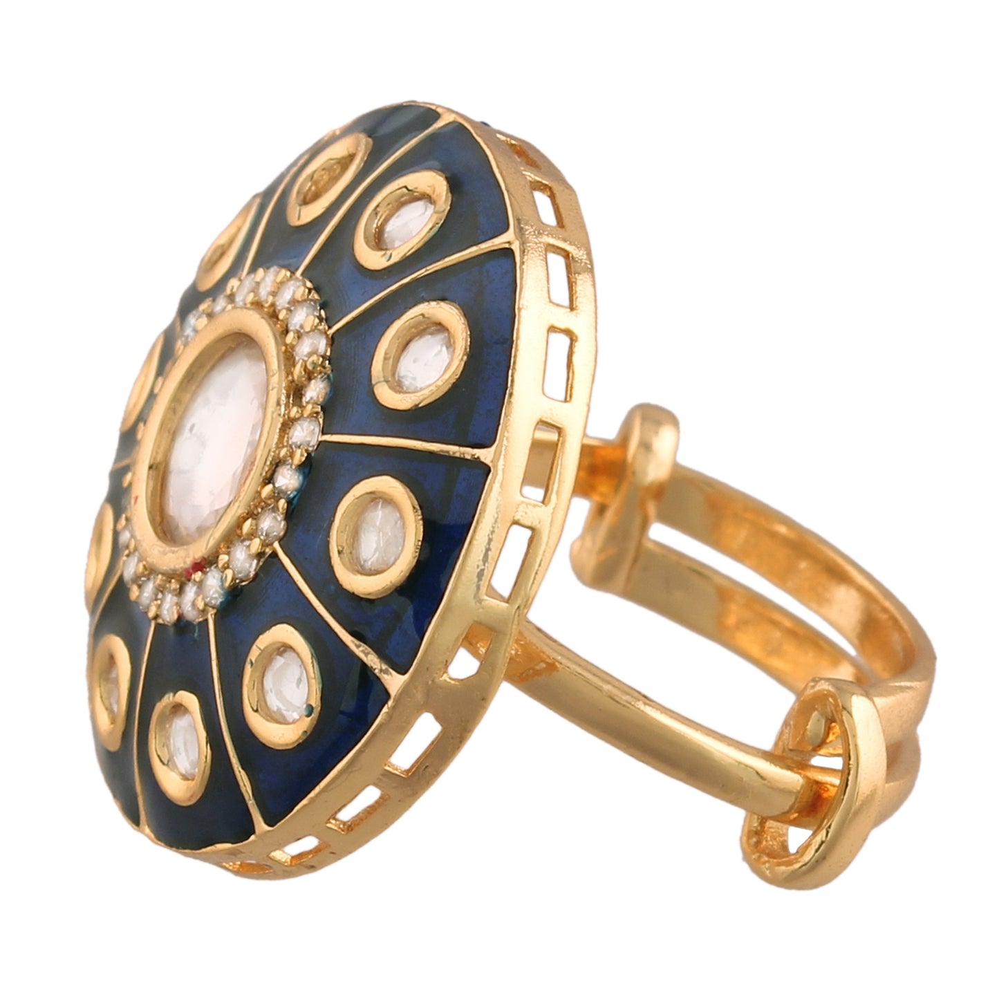 Women's Tradtional Meenakari finger ring