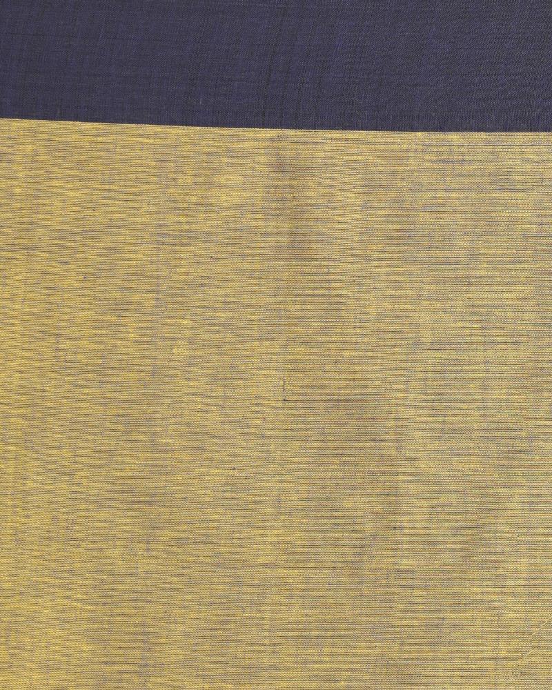 Women's Yellow Handwoven Cotton Saree