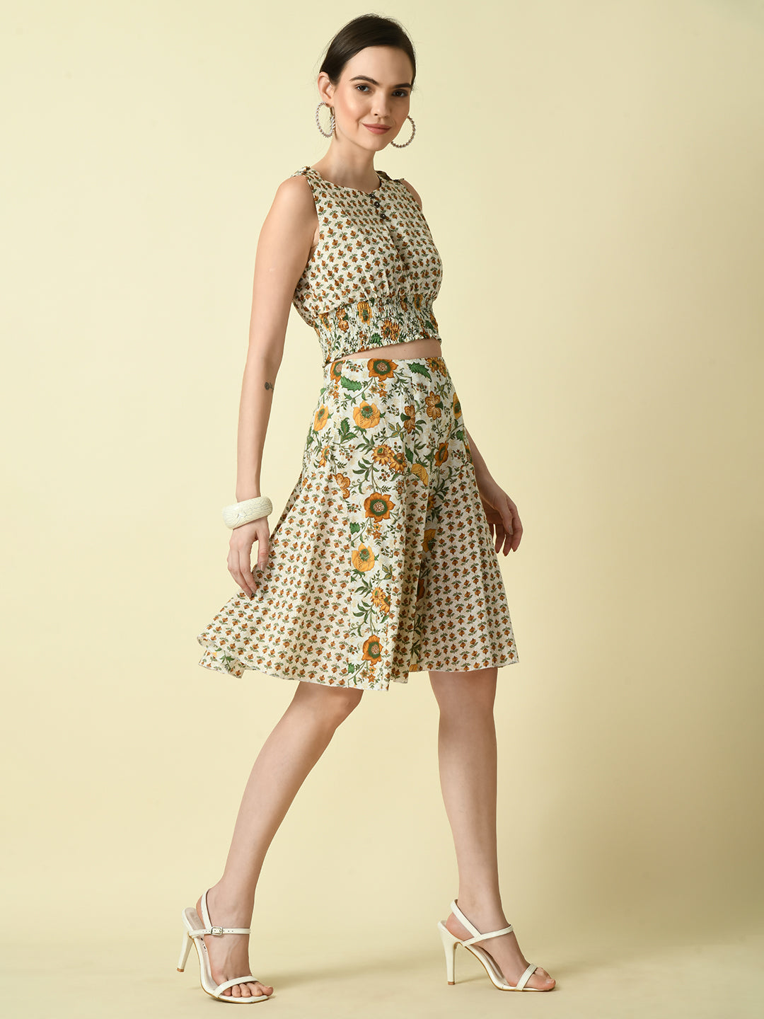 Women's Multi Floral Printed Top