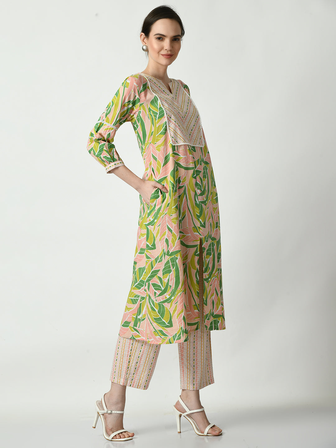 Women's Multi A-Line Printed Kurta