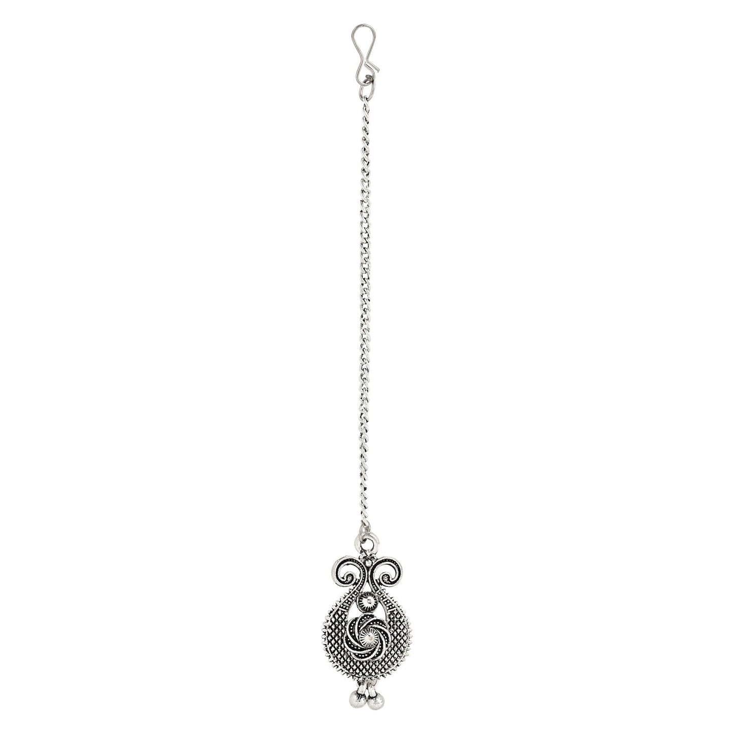 Women's Antique Silver Oxidized Ethnic Traditional Afghani Choker Necklace Jewellery Set
