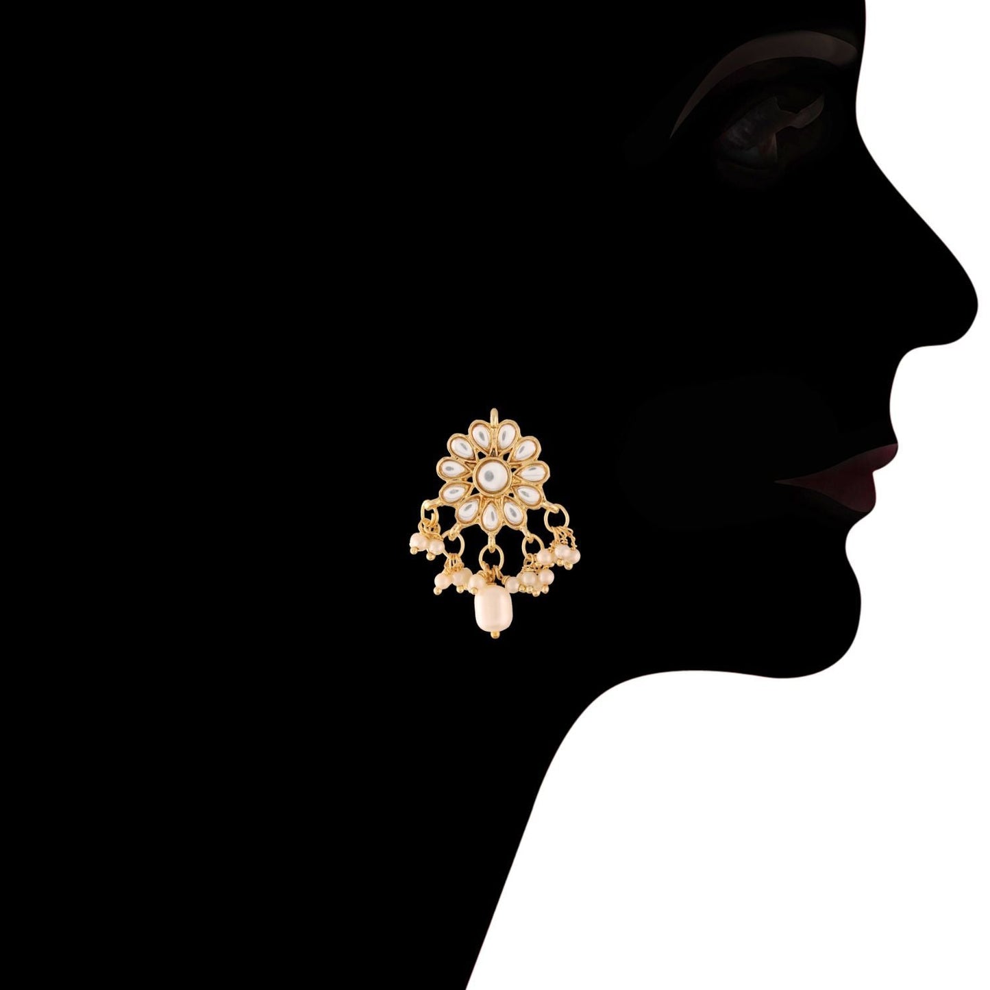 Women's Pearl Moti Mala Neckl