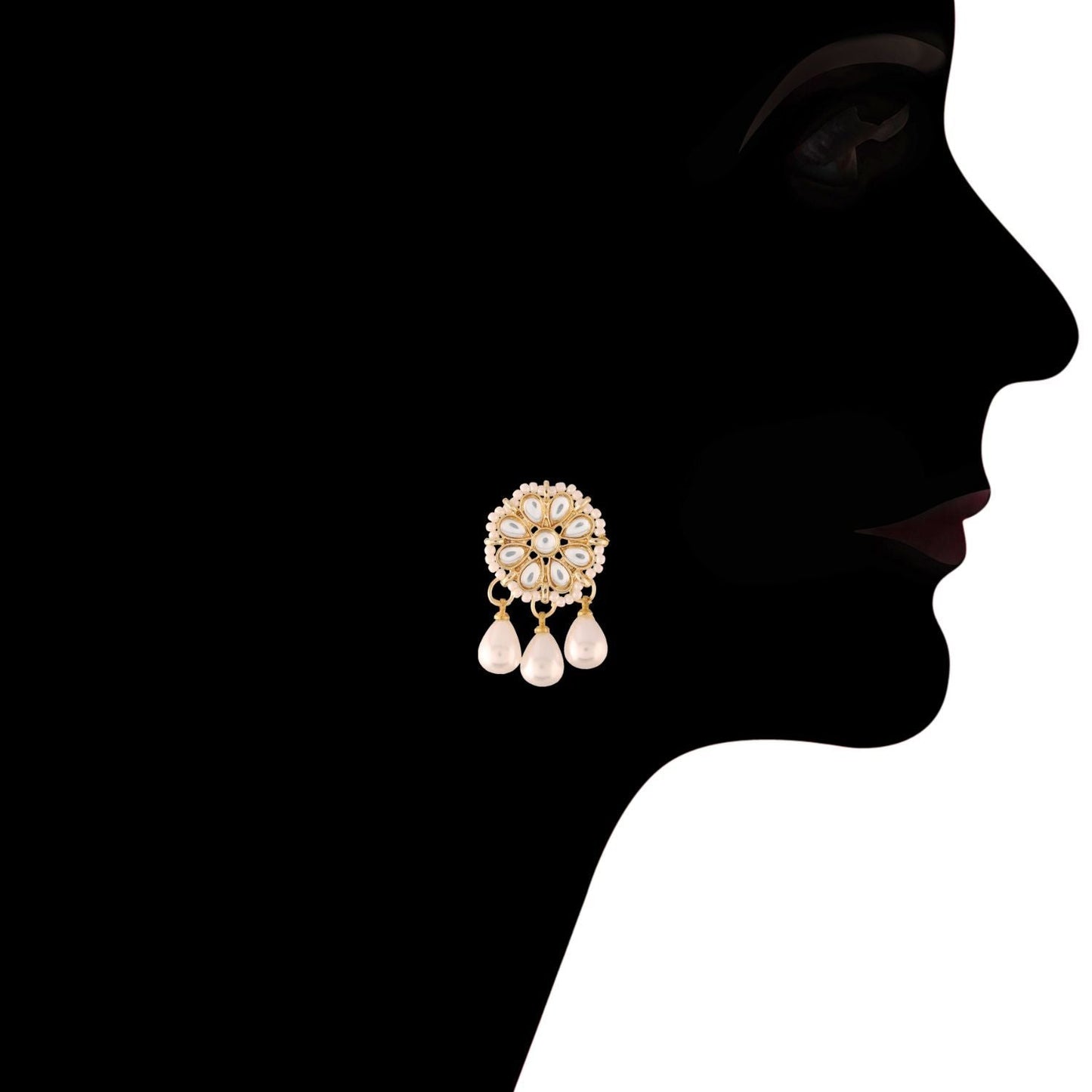 Women's Pearl Moti Mala Neckl