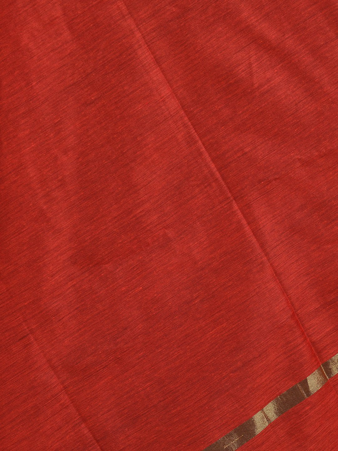 Women's Red Printed Casual Silk Blend Dupatta