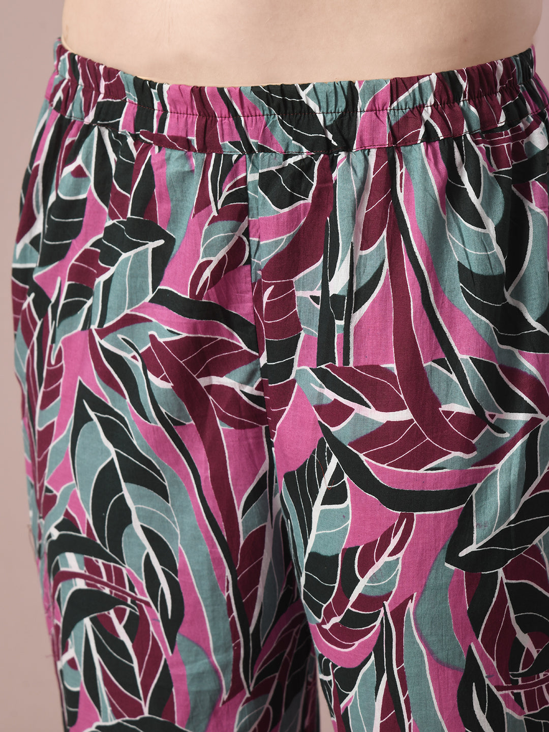 Women's Multi Printed Cotton Straight Party Kurta Sets