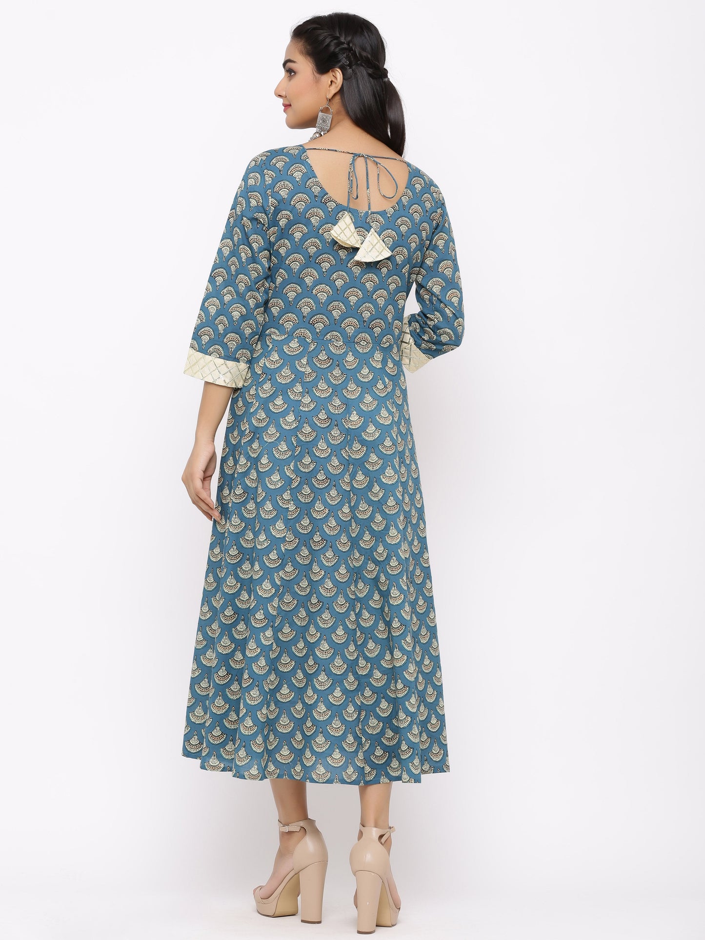 Women's Cotton Printed Anarkali Kurta
