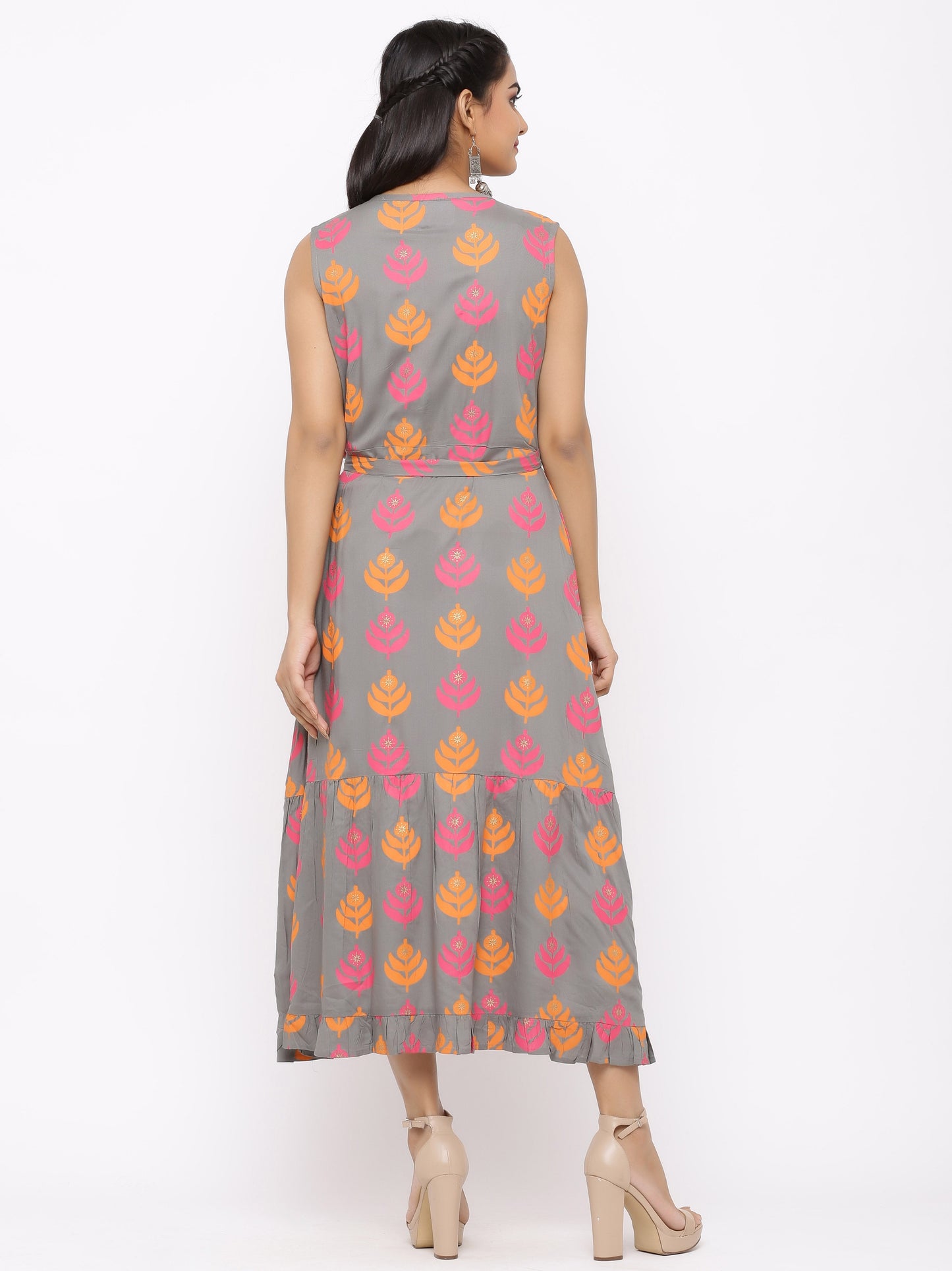Women's Cotton Printed Anarkali Kurta