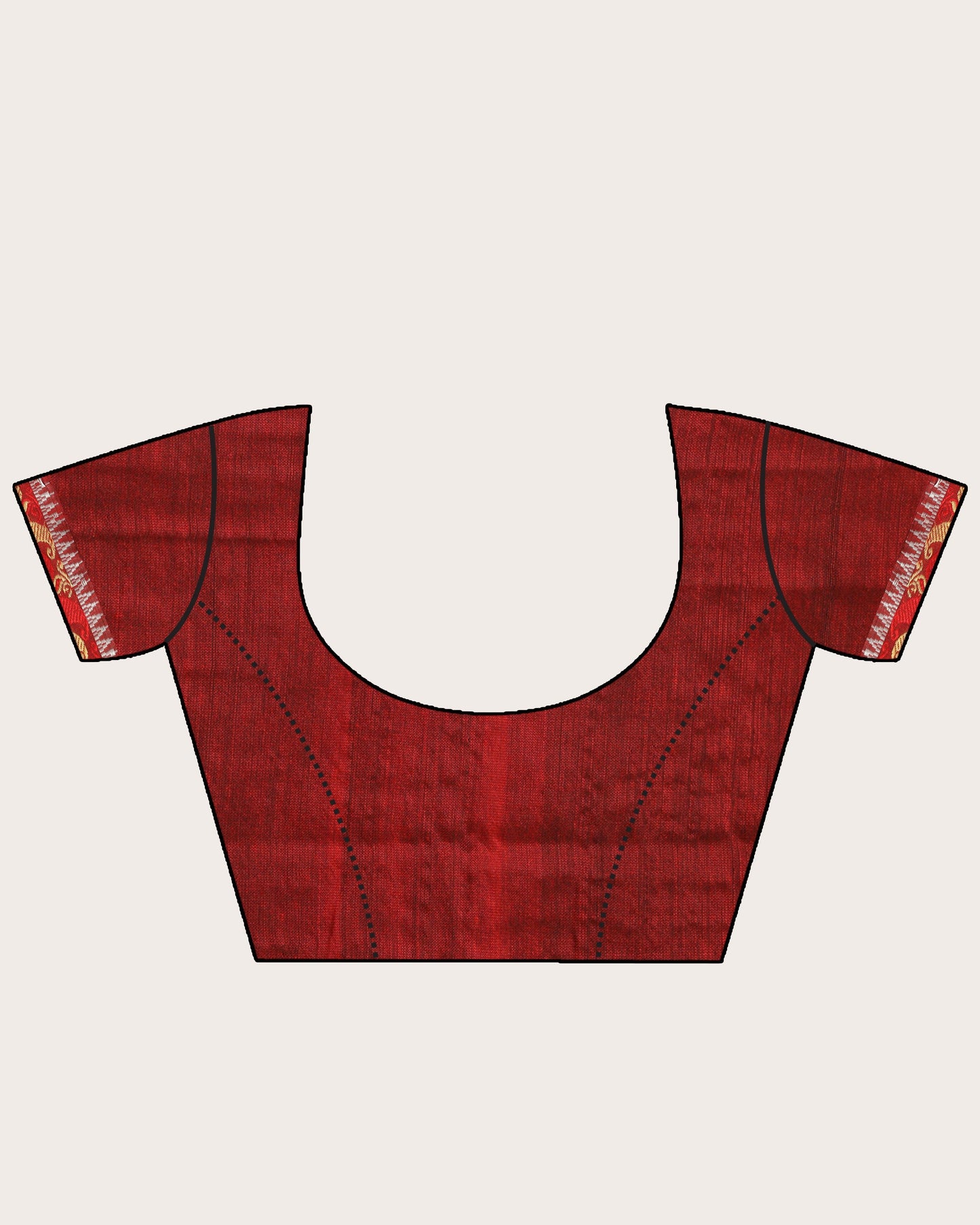 Women's Dark Green Handloom Handspun Cotton Saree
