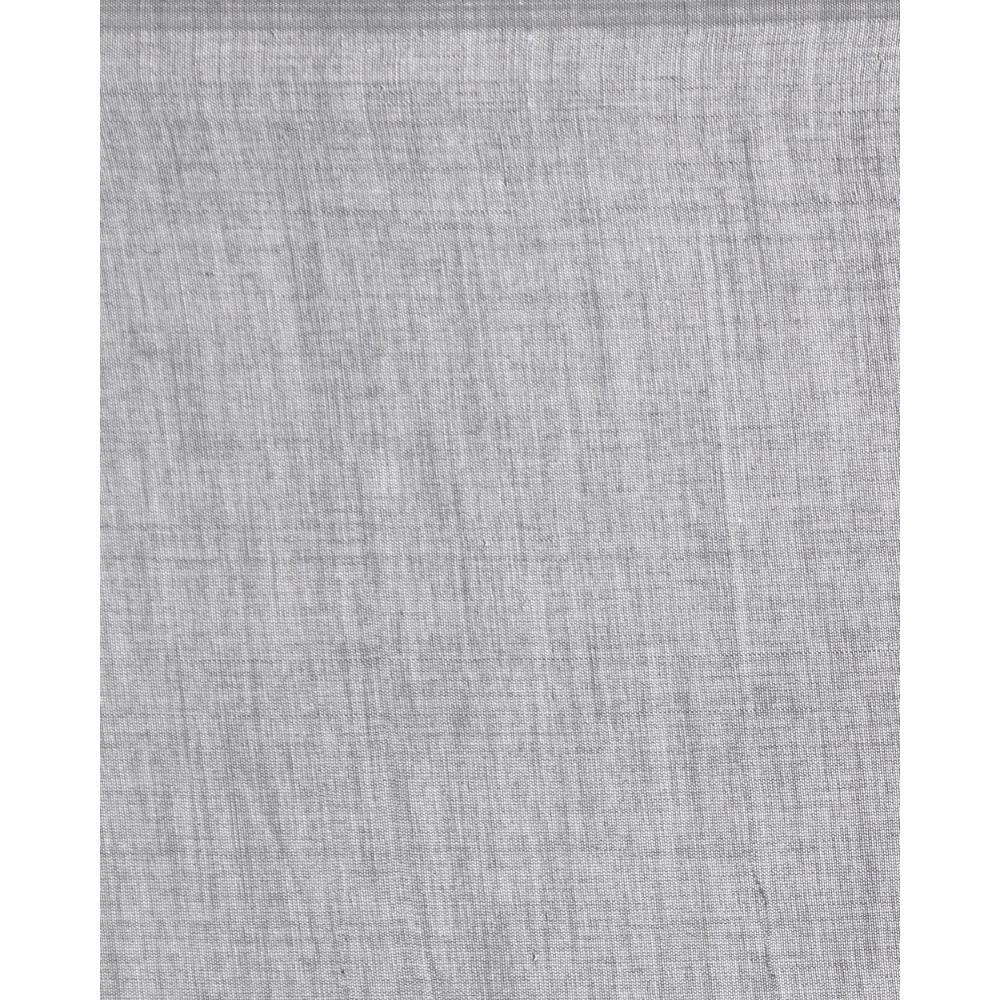Women's Handspun Cotton Silver Grey Handloom Saree