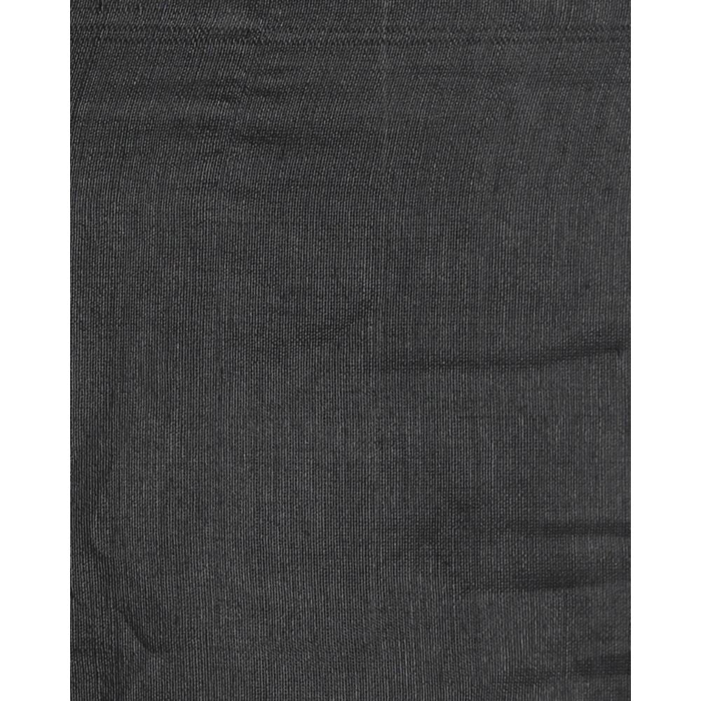 Women's Black Cotton Blend Handloom Saree