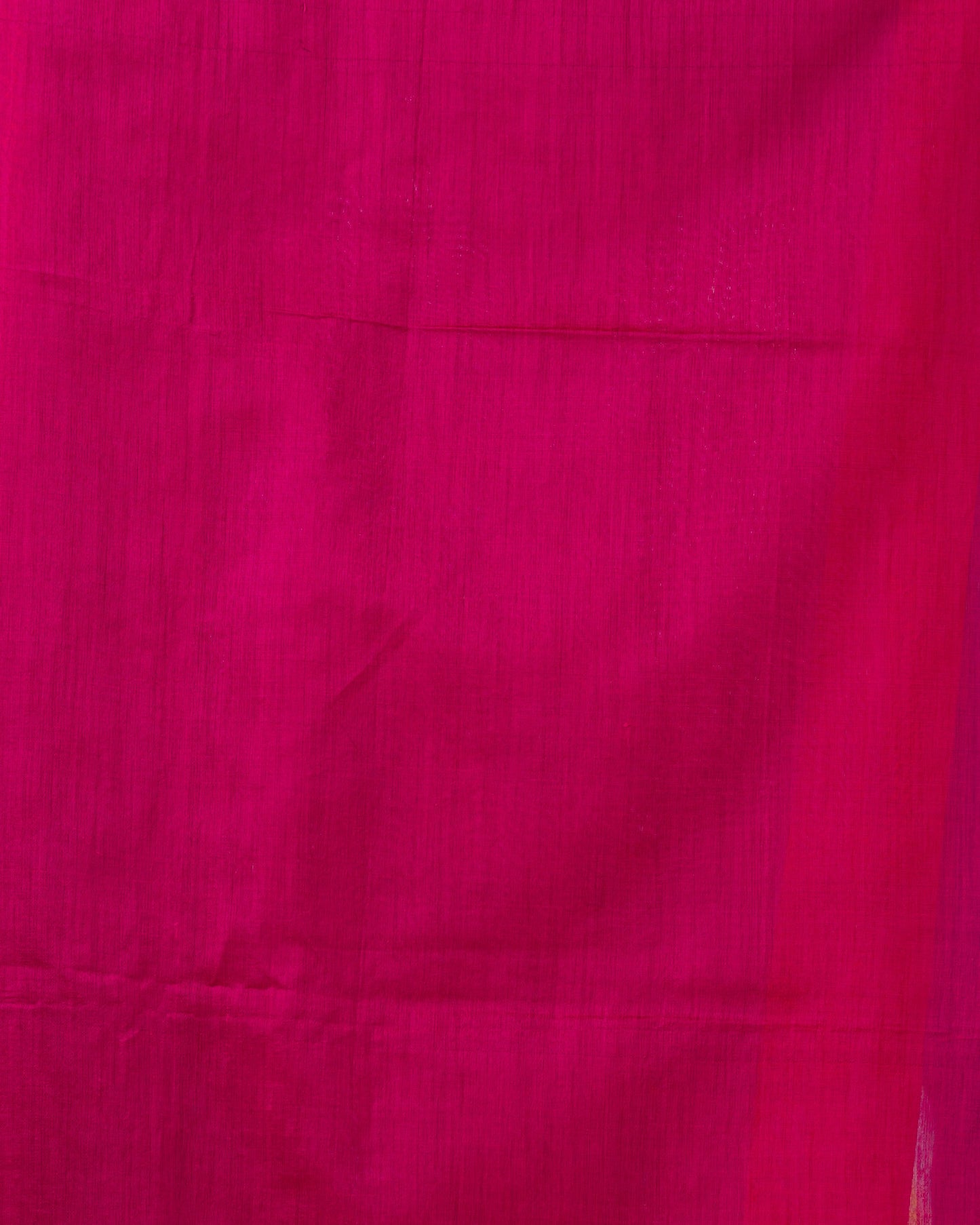 Women's Orange Cotton Blend Handloom Jamdani Saree