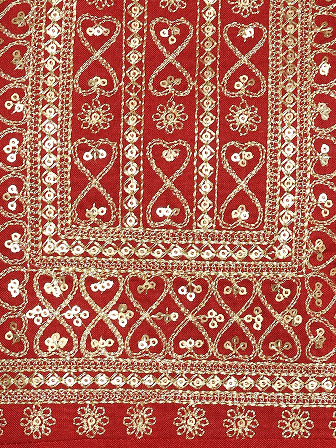 Women's Sequence & Solid Straight Rayon Maroon Kurta (1Pc)