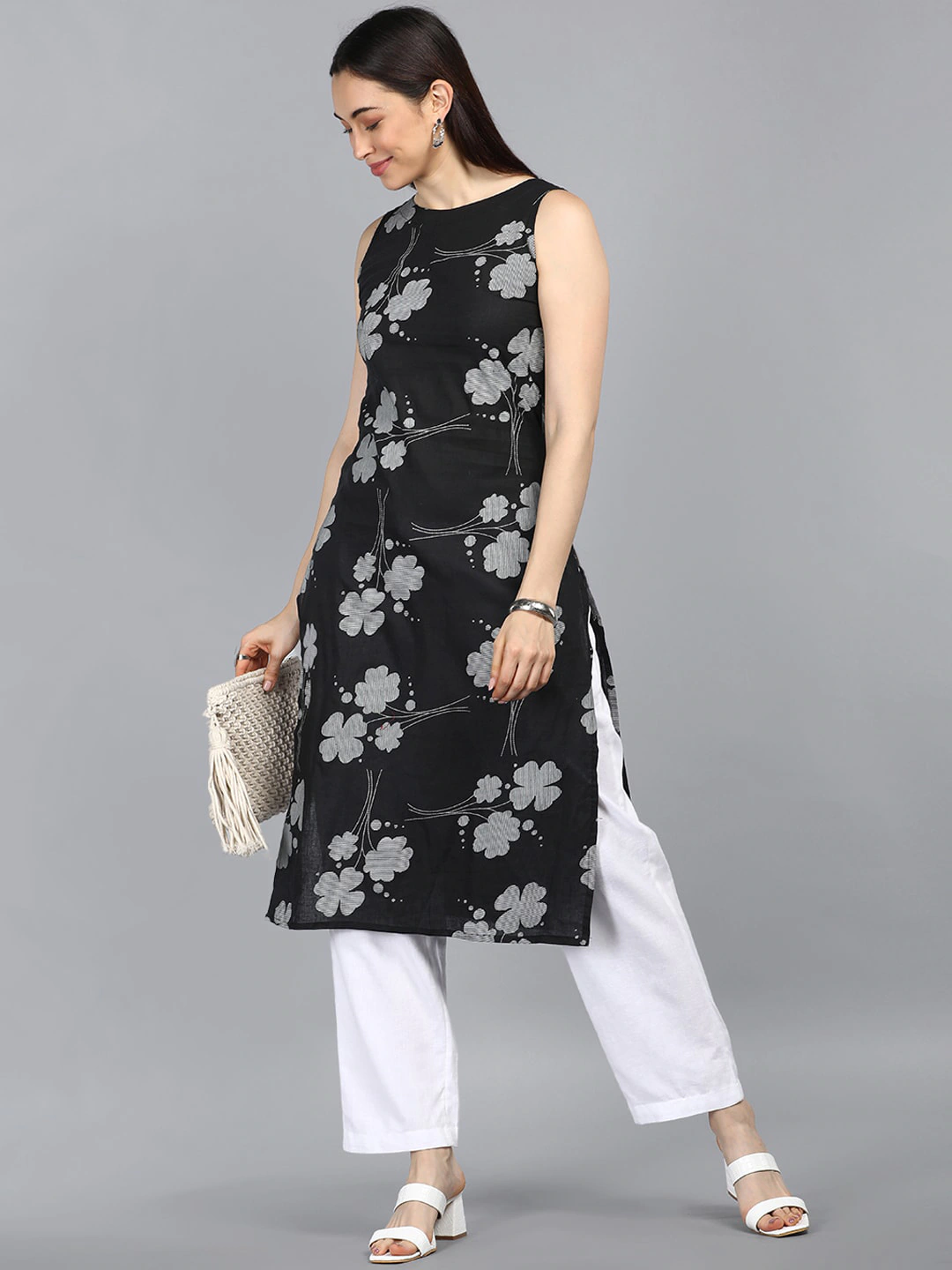 Women's Cotton Printed Kurta